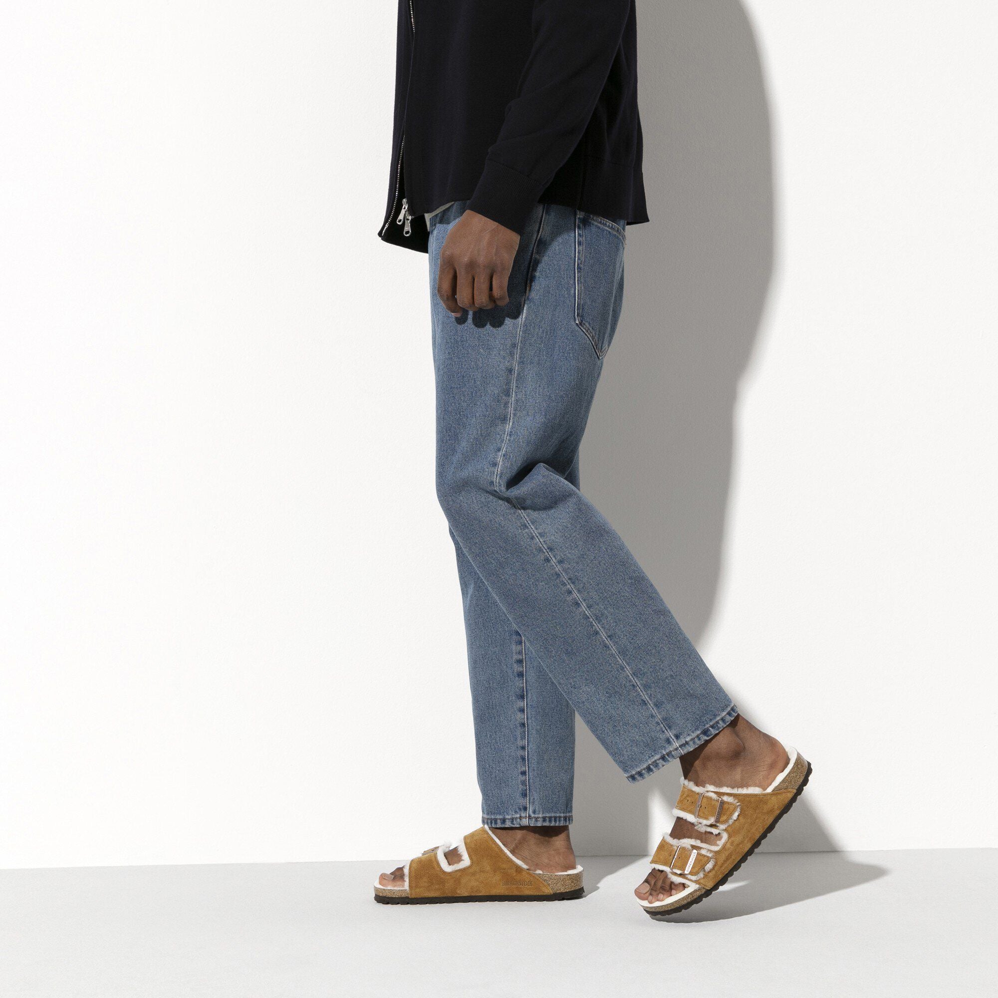 Arizona Shearling Suede Leather/Fur