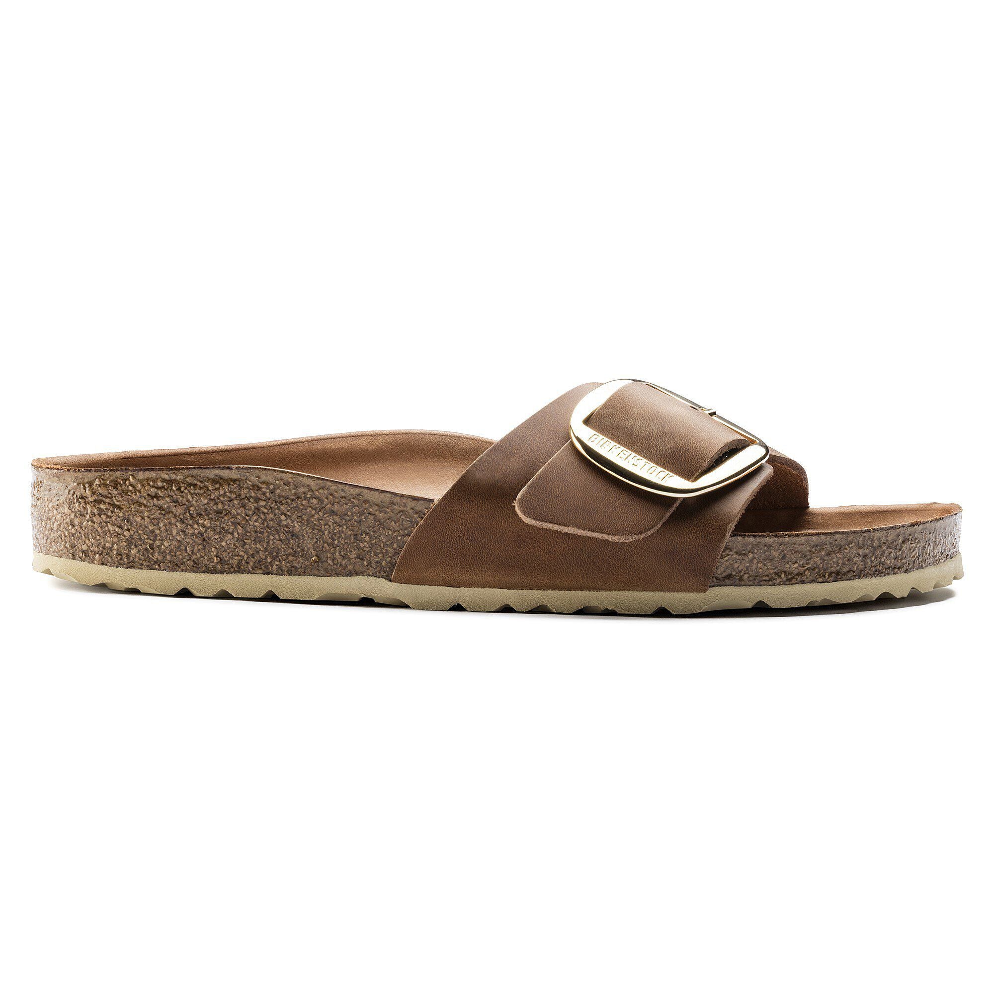 Madrid Big Buckle Natural Leather Oiled