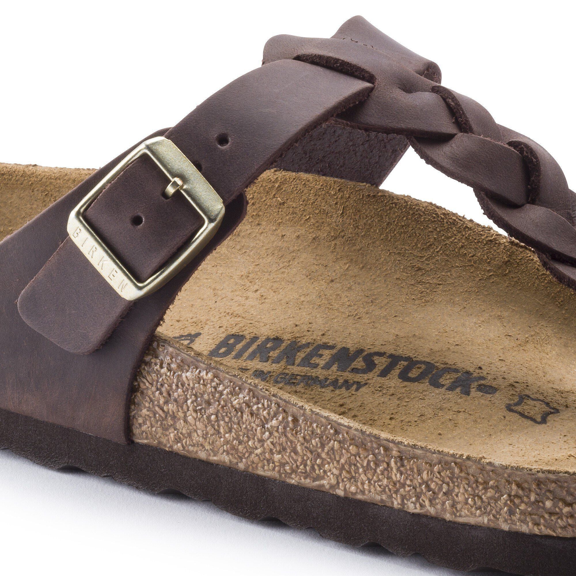 Gizeh Braided Natural Leather Oiled