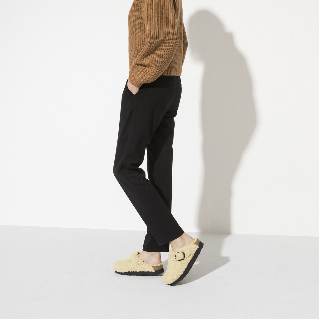 Boston Big Buckle Platform Fur