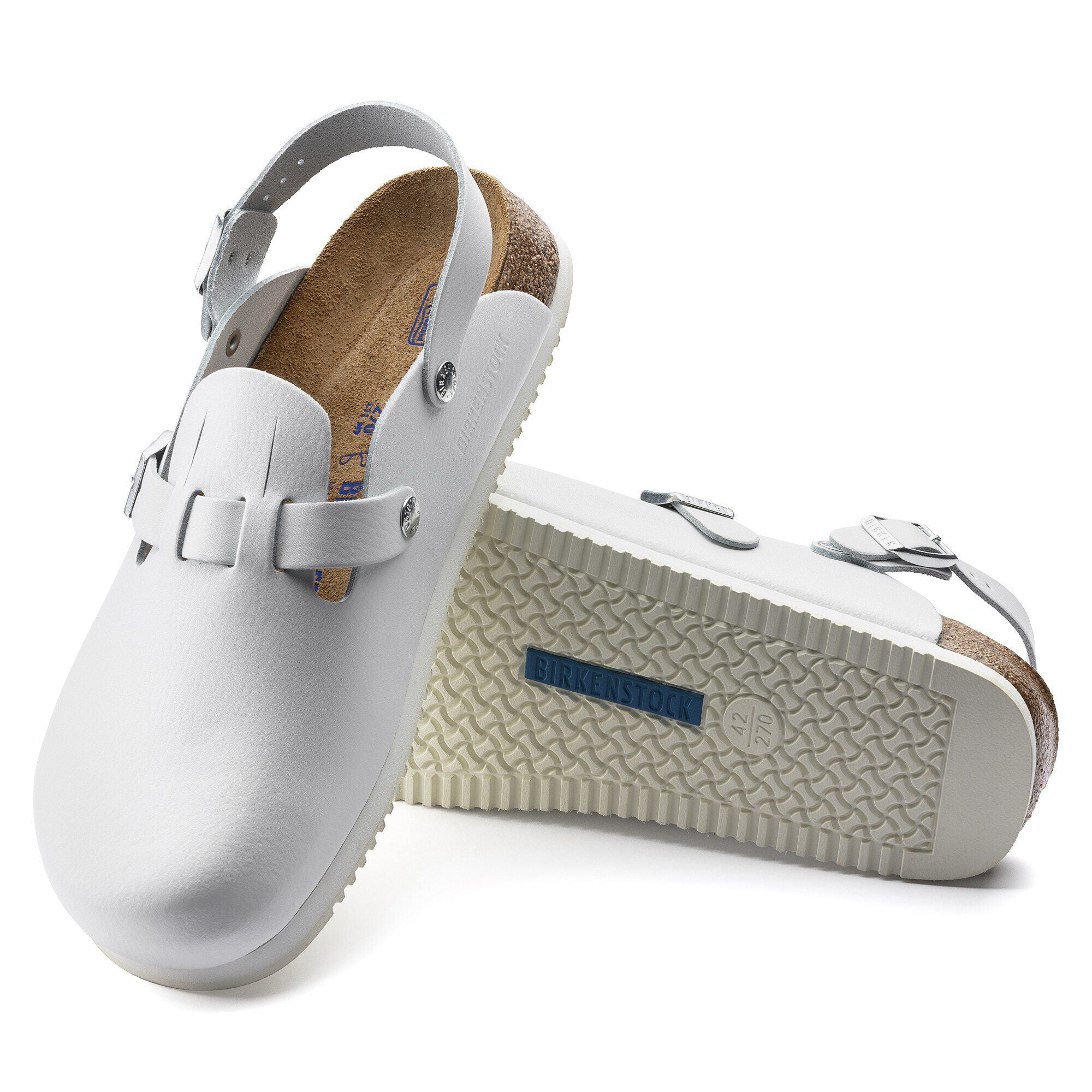 Kay Soft Footbed Birko-Flor White
