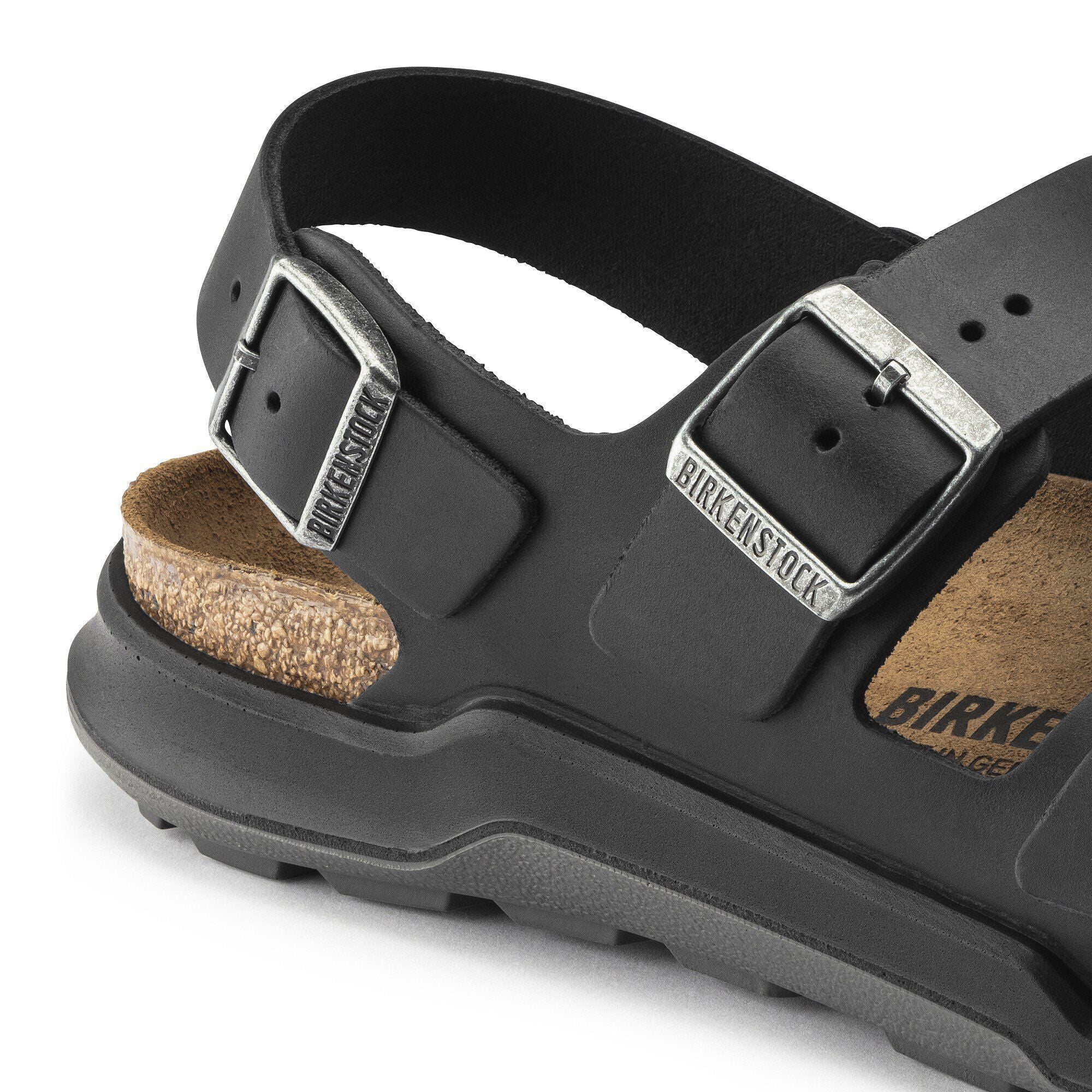 Milano Crosstown Men Oiled Leather Black