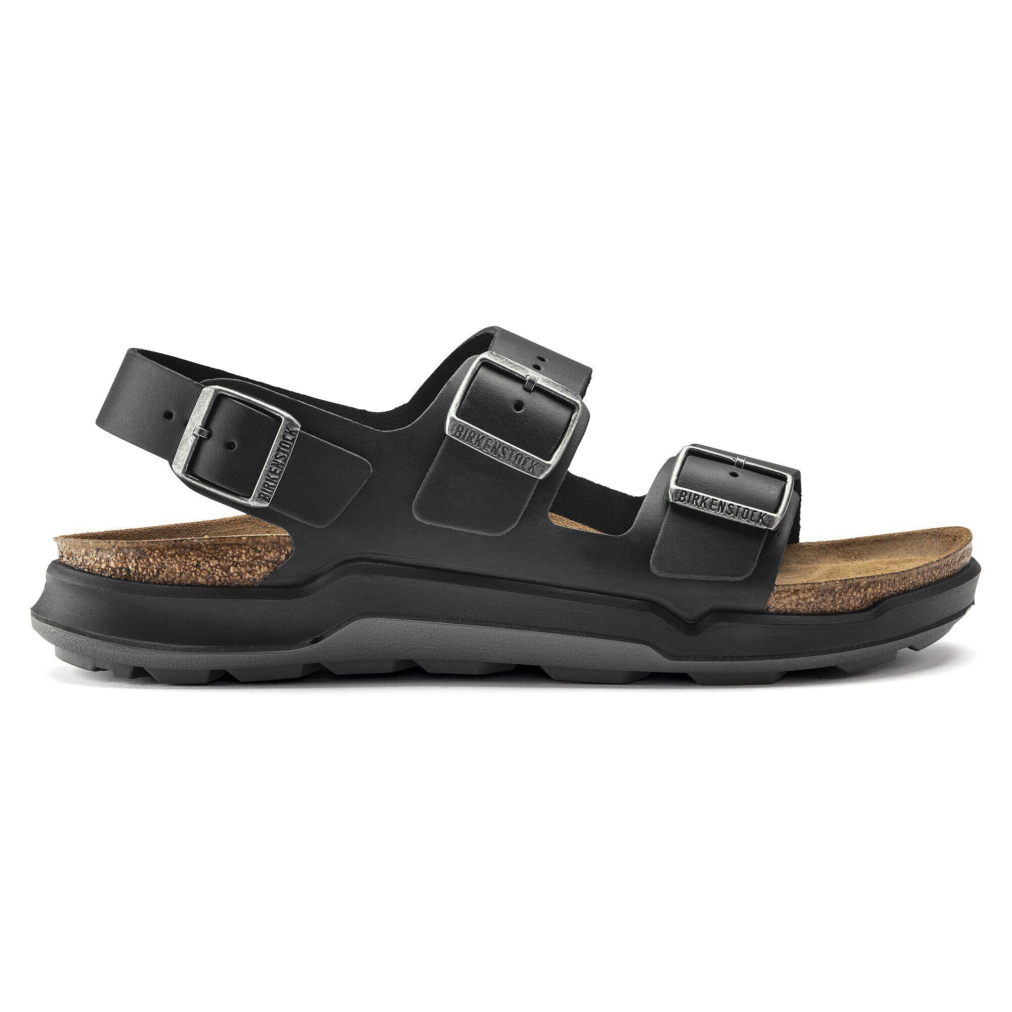 Milano Crosstown Men Oiled Leather Black