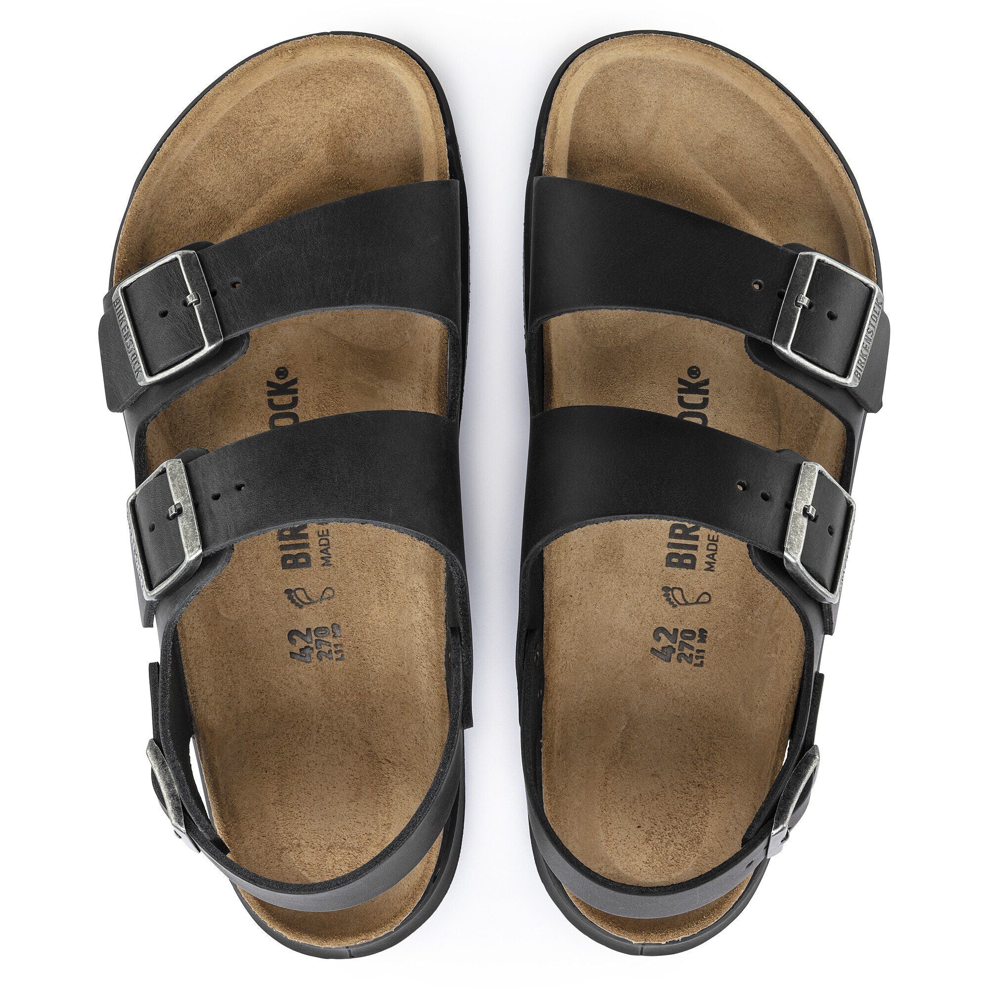 Milano Crosstown Men Oiled Leather Black