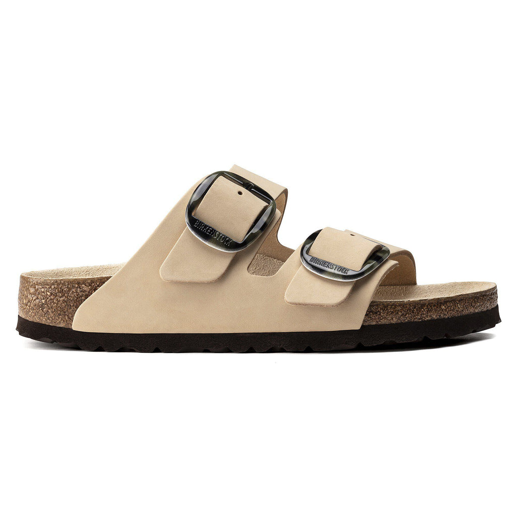 Arizona Big Buckle Nubuck Leather Almond