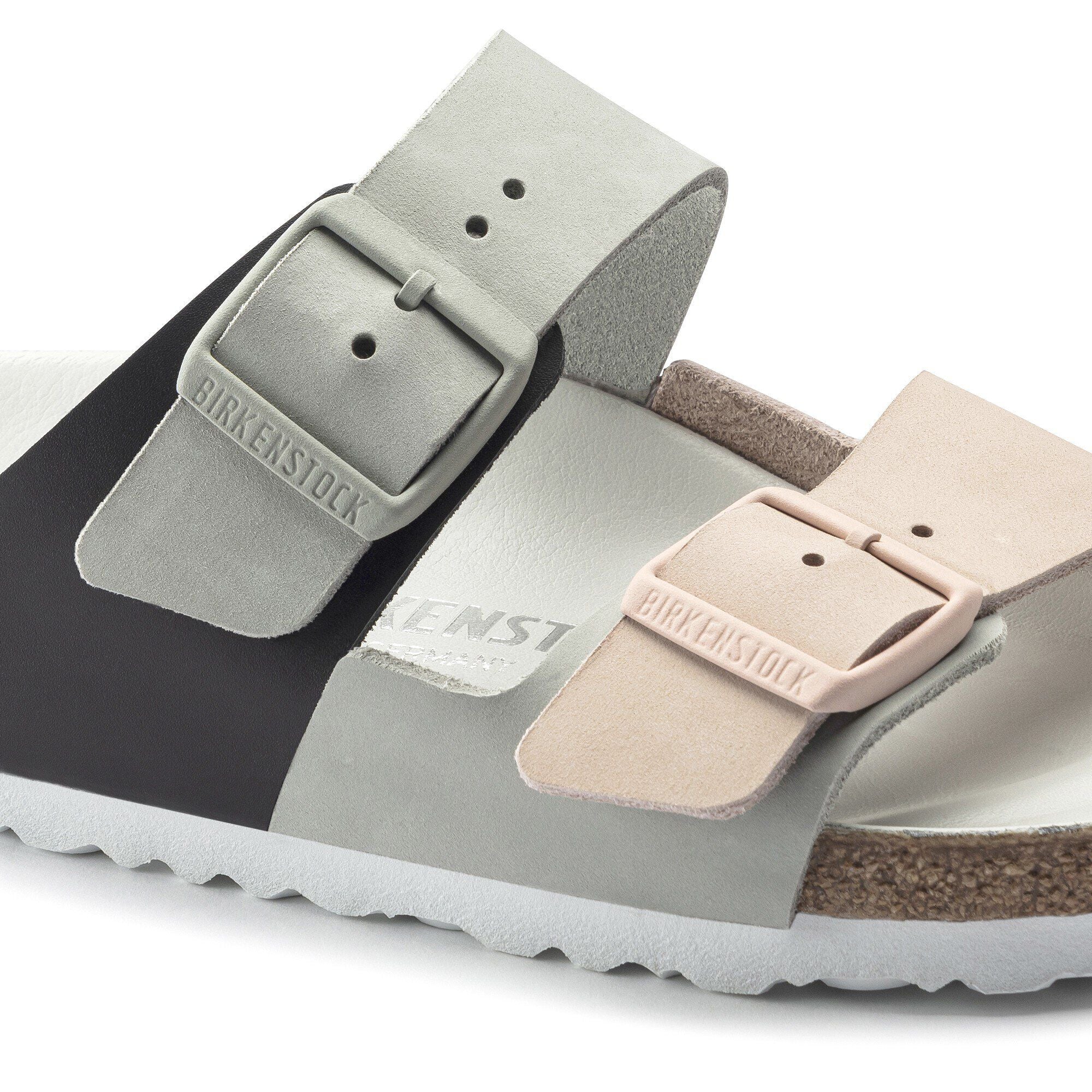 Arizona Split Nubuck Leather Mineral/Light Rose