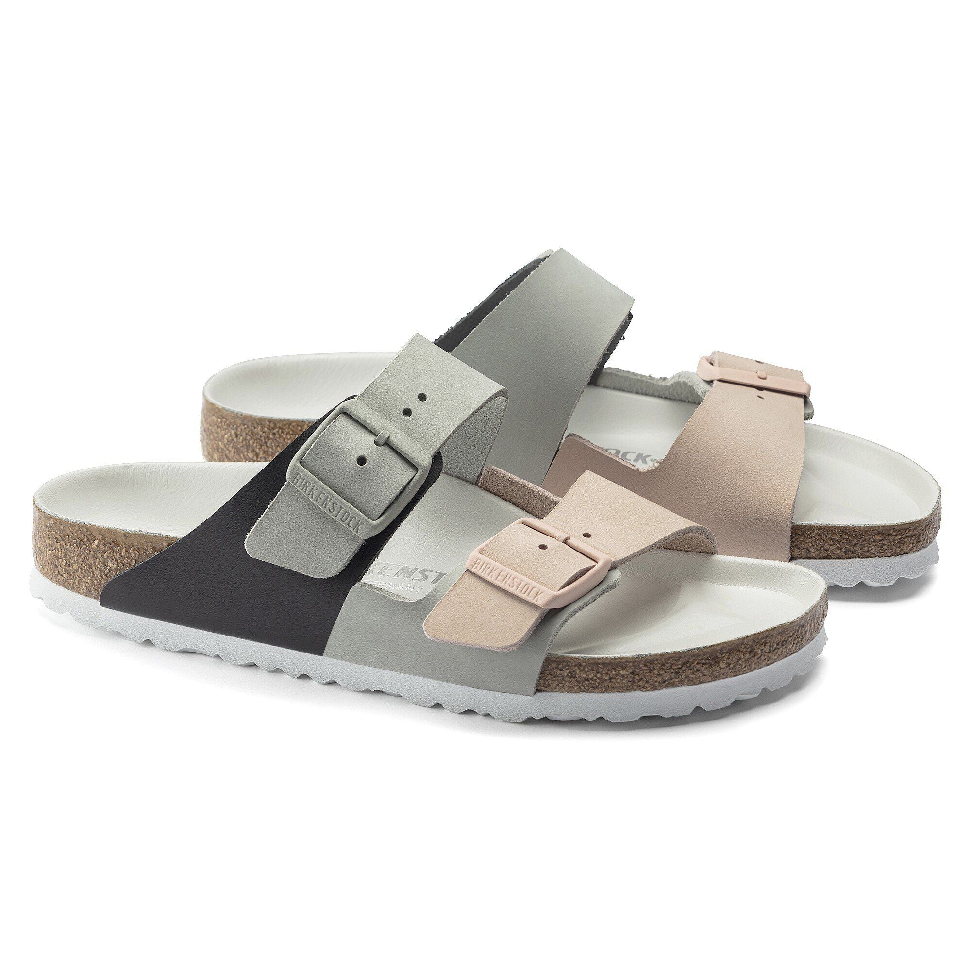 Arizona Split Nubuck Leather Mineral/Light Rose