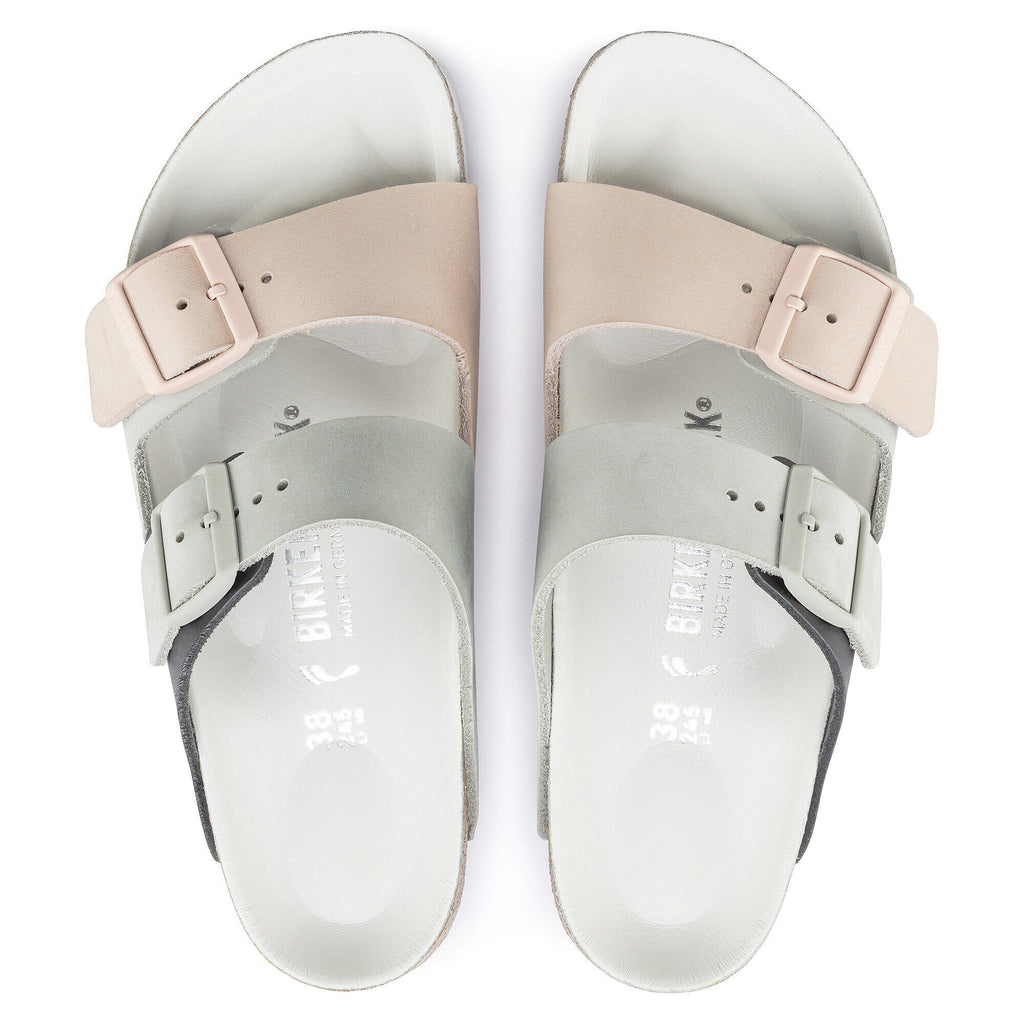 Arizona Split Nubuck Leather Mineral/Light Rose