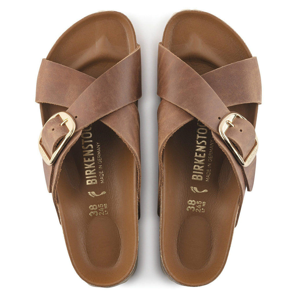 Siena Big Buckle Natural Leather Oiled