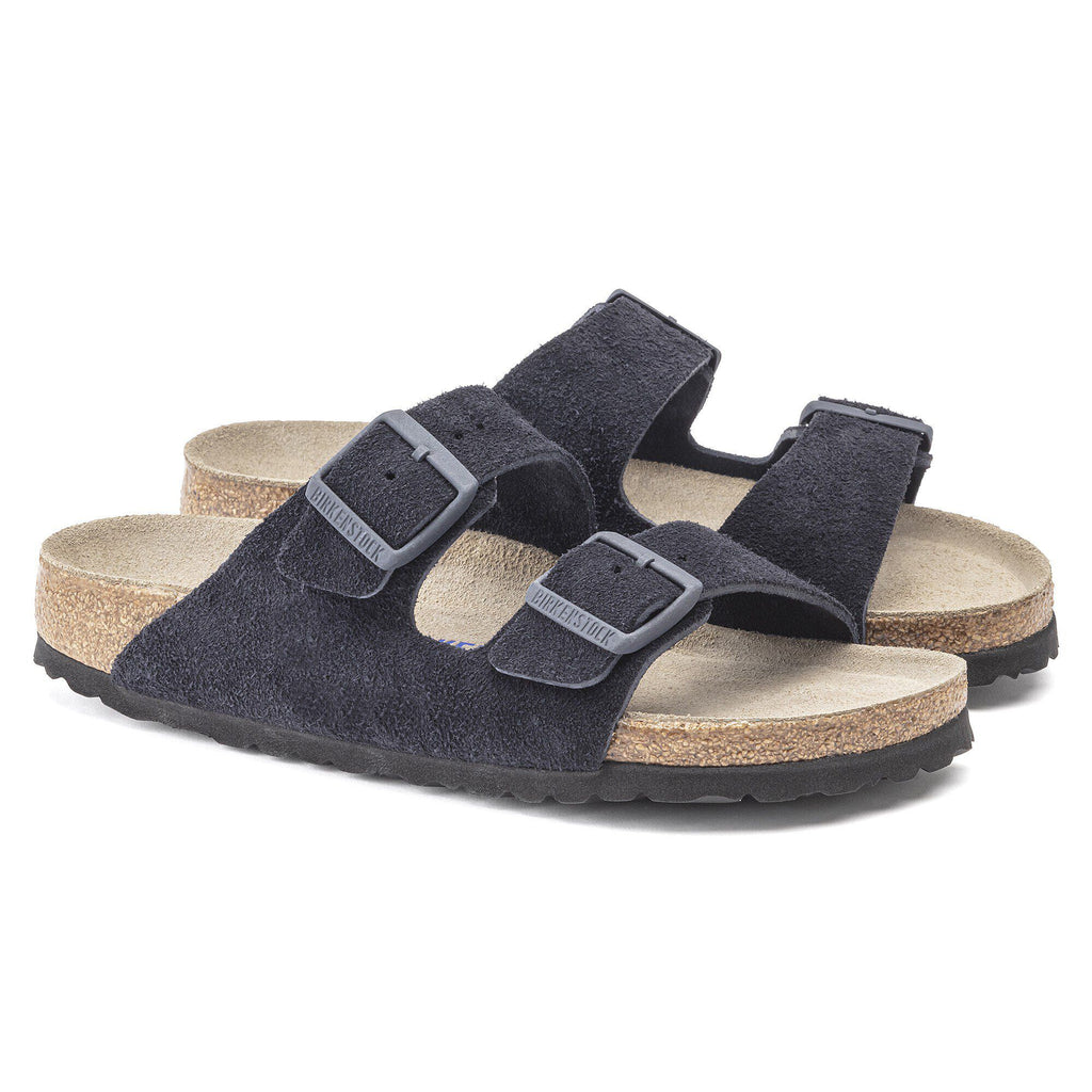 Arizona Soft Footbed Suede Leather Midnight Blue