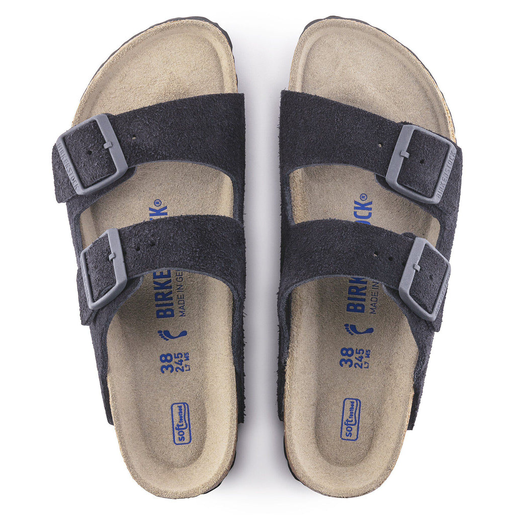 Arizona Soft Footbed Suede Leather Midnight Blue