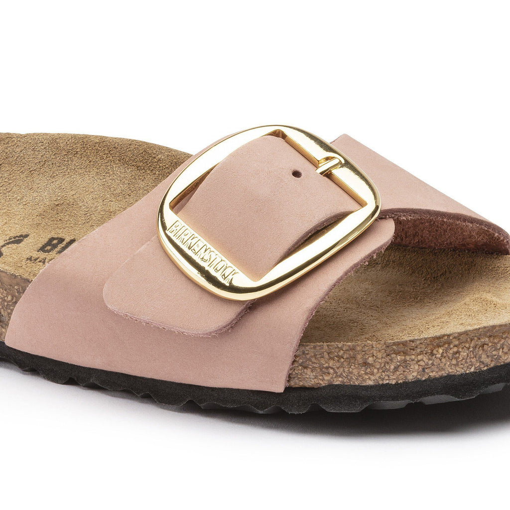 Madrid Big Buckle Nubuck Leather Old Rose