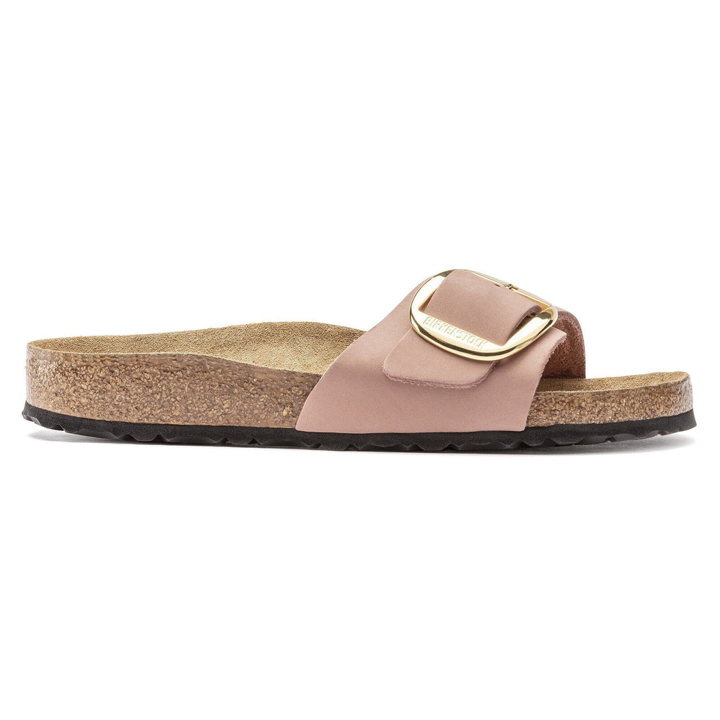 Madrid Big Buckle Nubuck Leather Old Rose