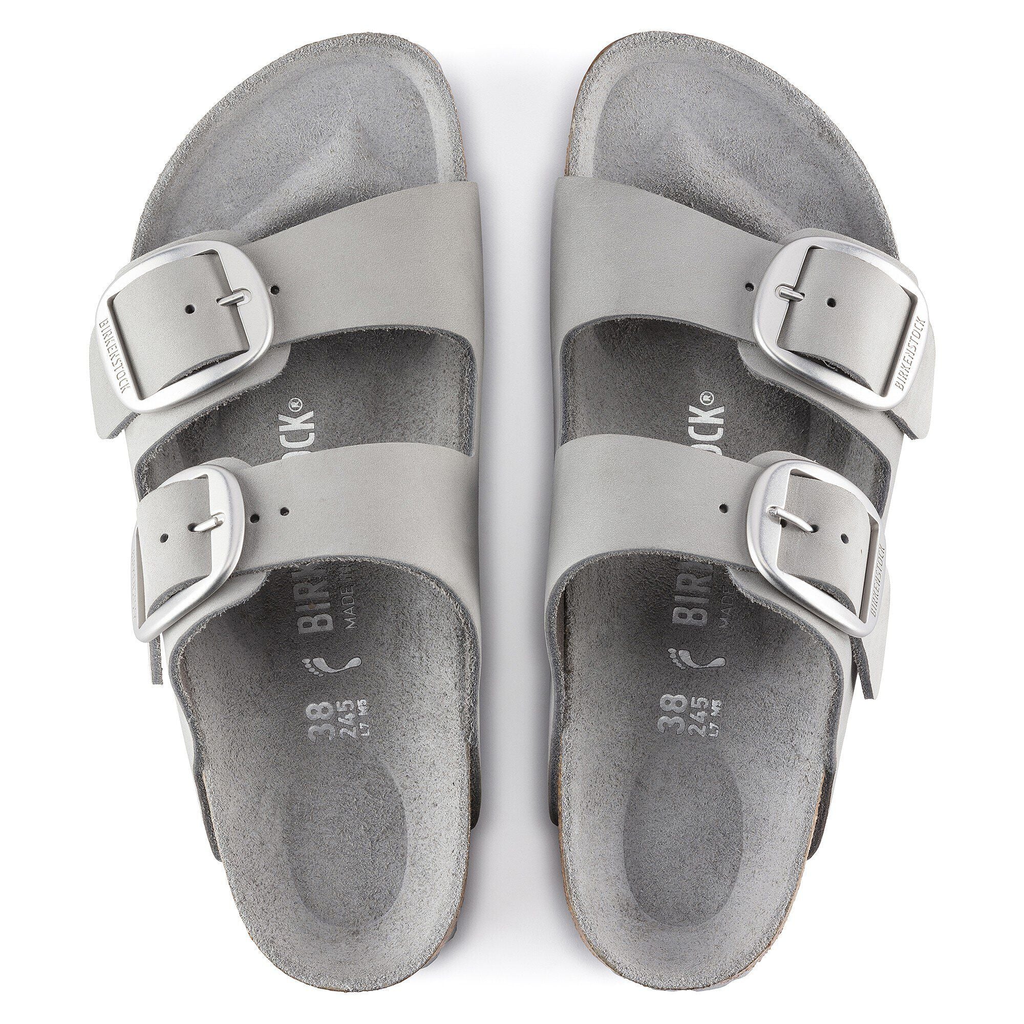 Arizona Big Buckle Natural Leather Nubuck