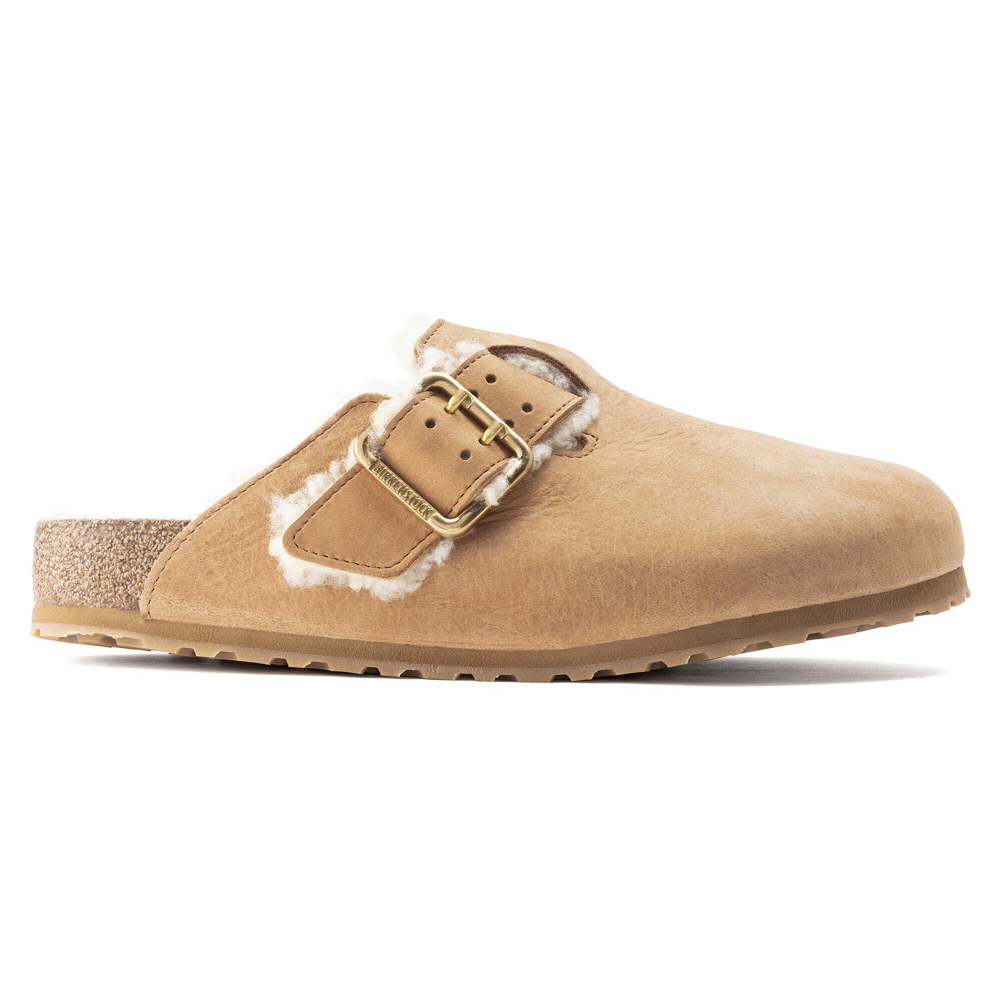 Boston Bold Shearling Natural Leather