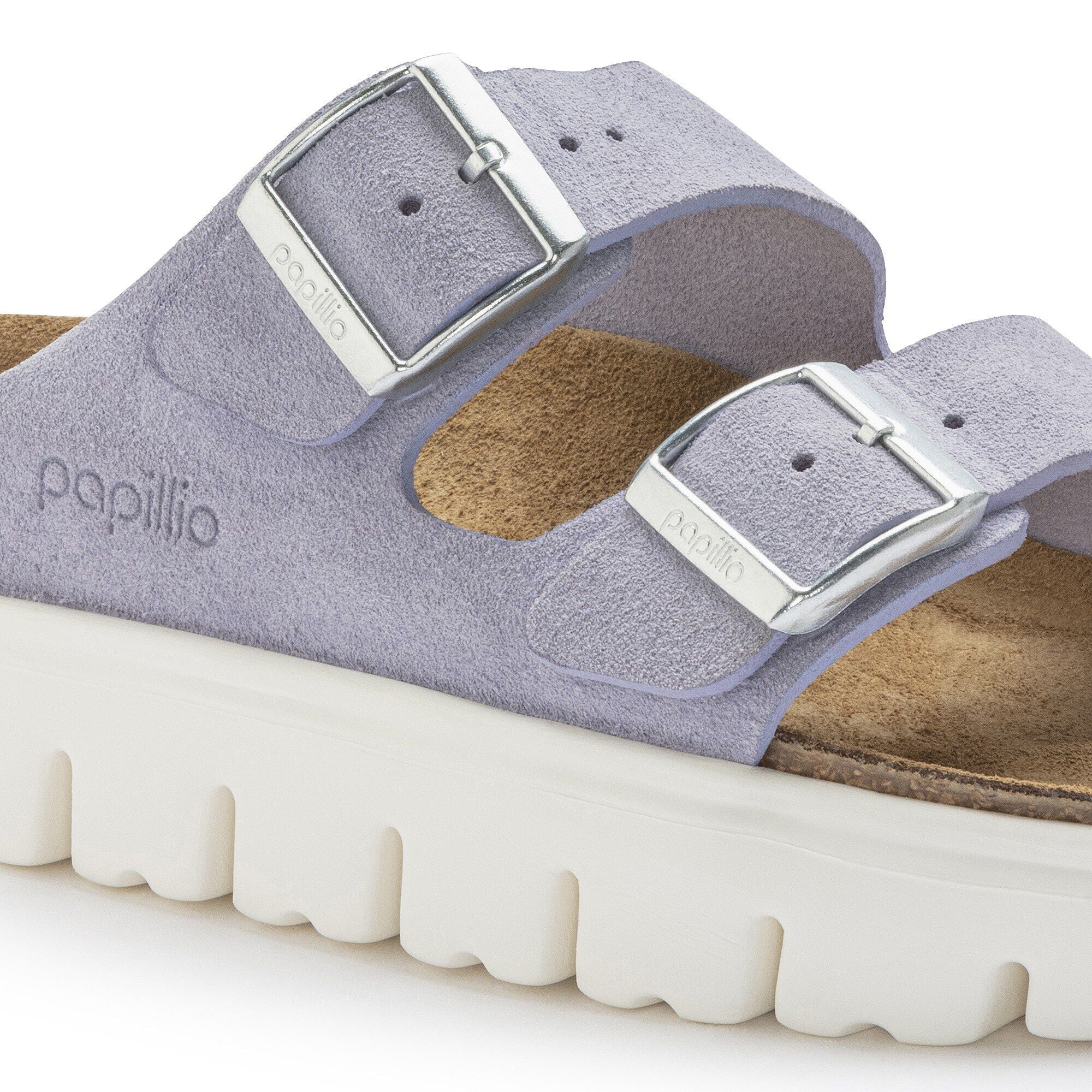 Arizona Chunky Suede Leather Purple Fog