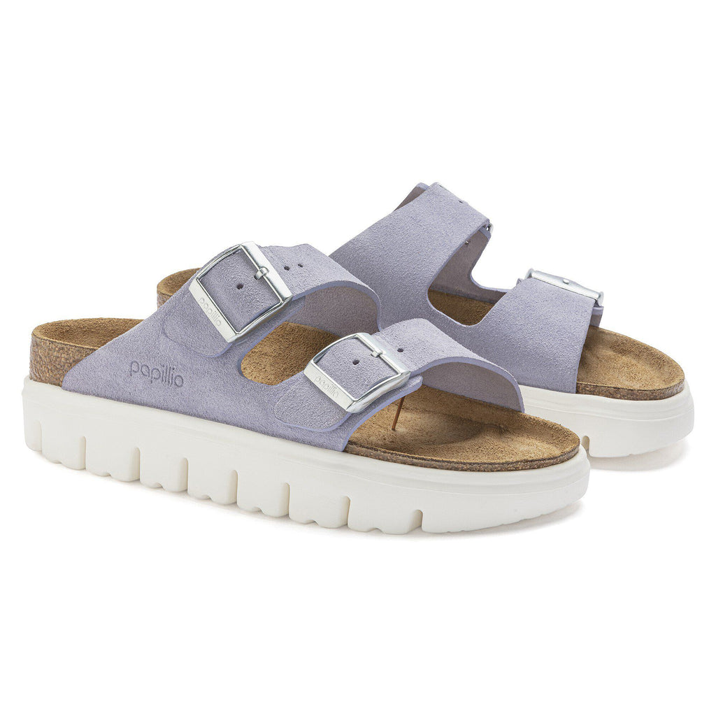 Arizona Chunky Suede Leather Purple Fog