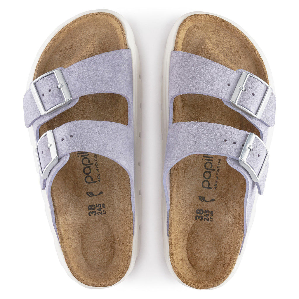 Arizona Chunky Suede Leather Purple Fog