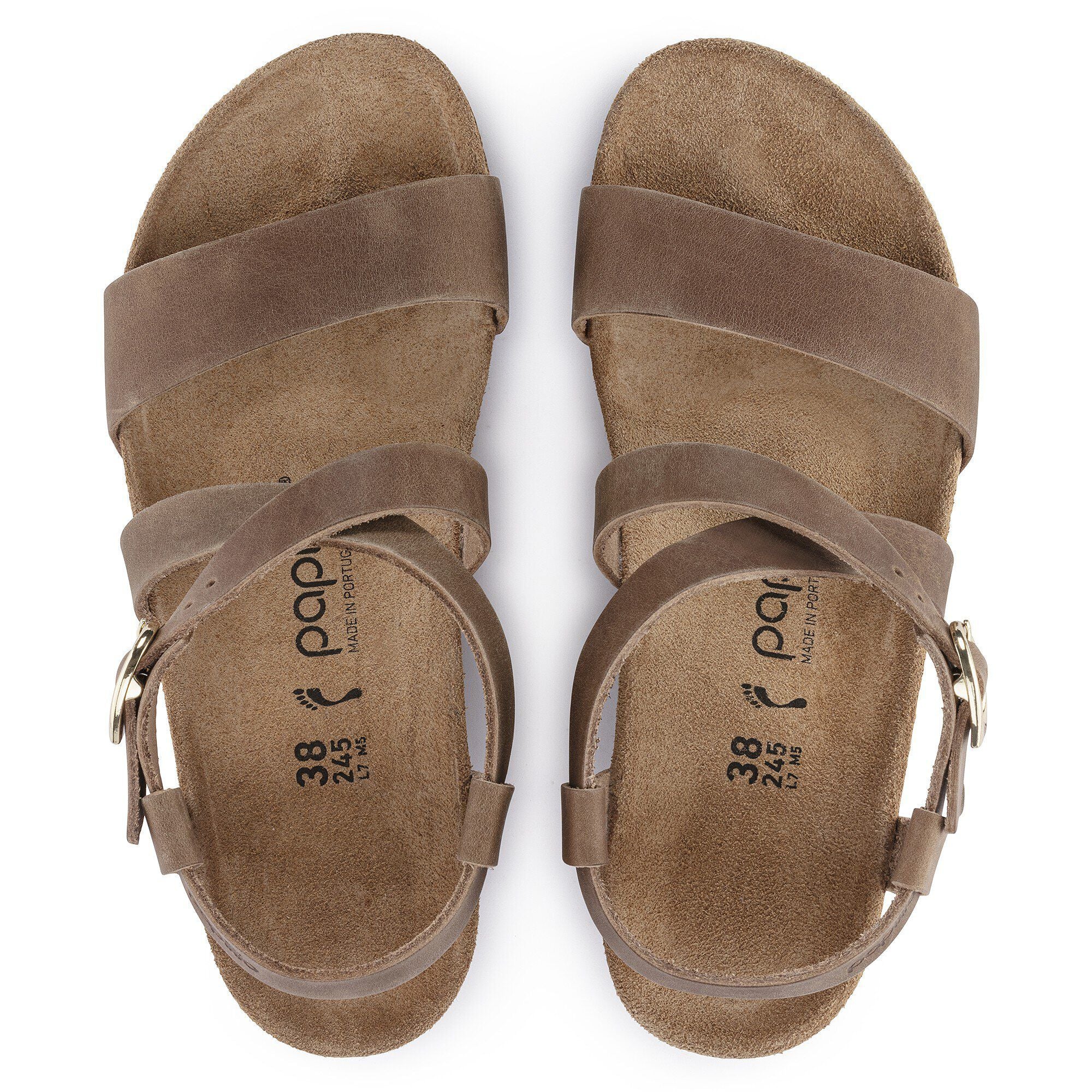 Sibyl Ring-Buckle Natural Leather