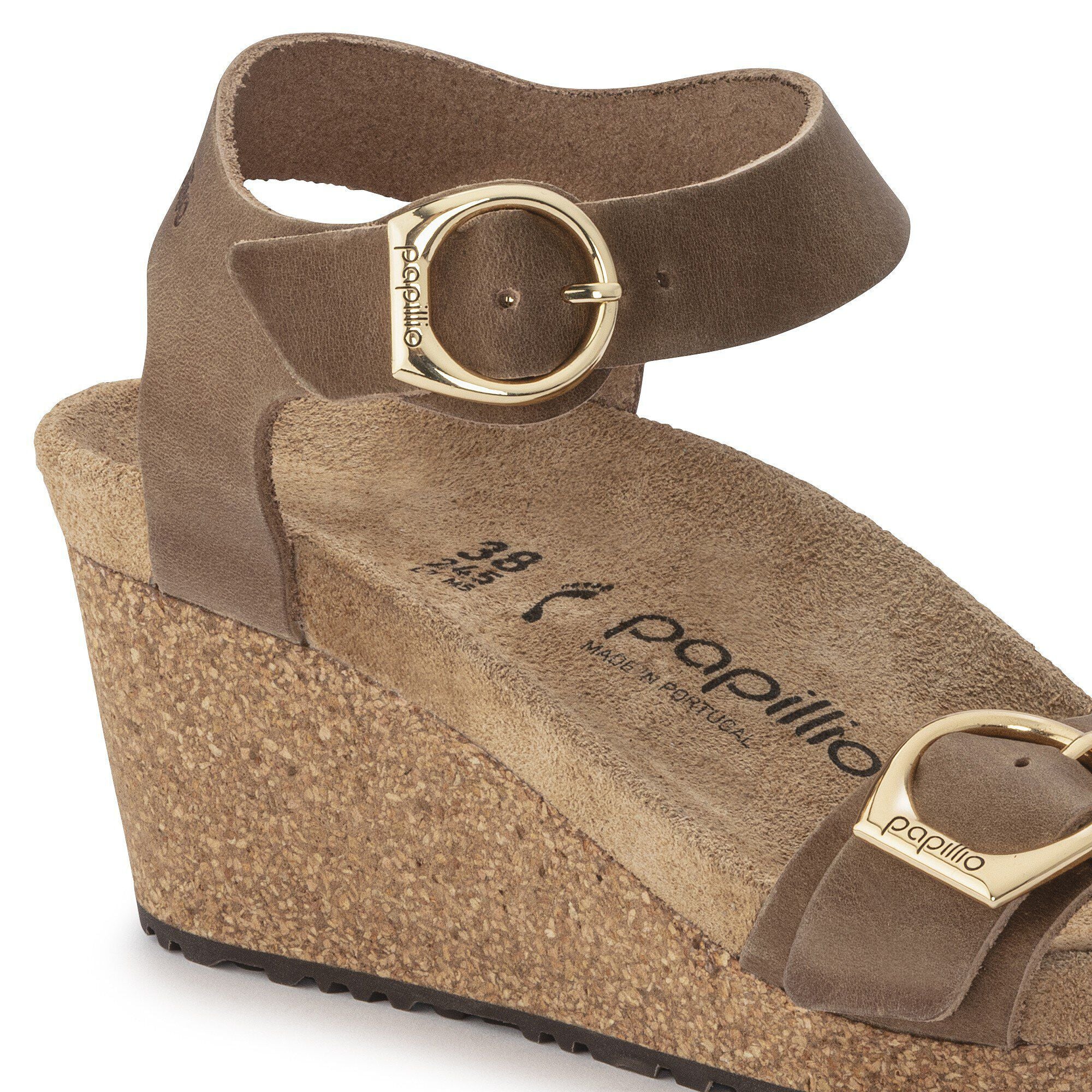 Soley Ring-Buckle Natural Leather
