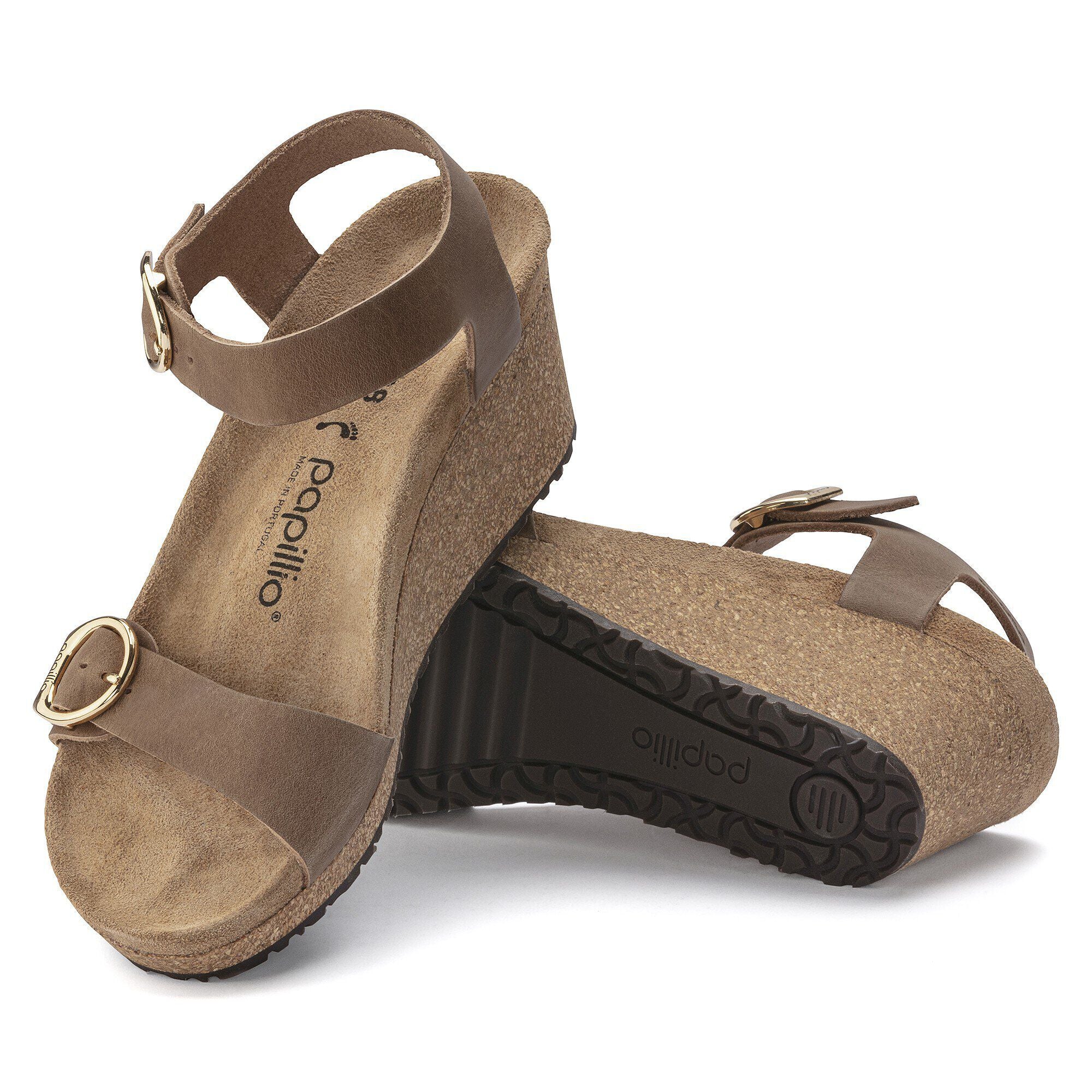 Soley Ring-Buckle Natural Leather