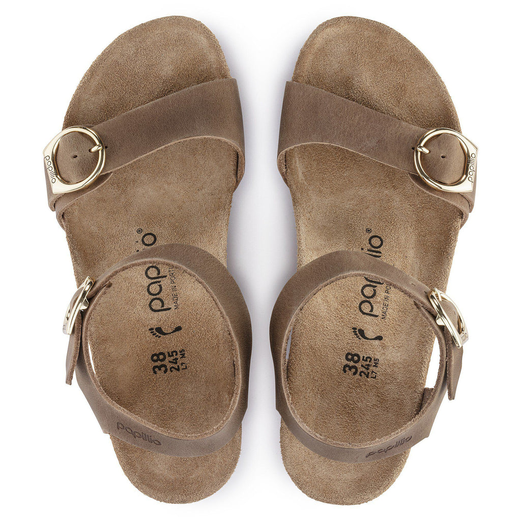 Soley Ring-Buckle Natural Leather