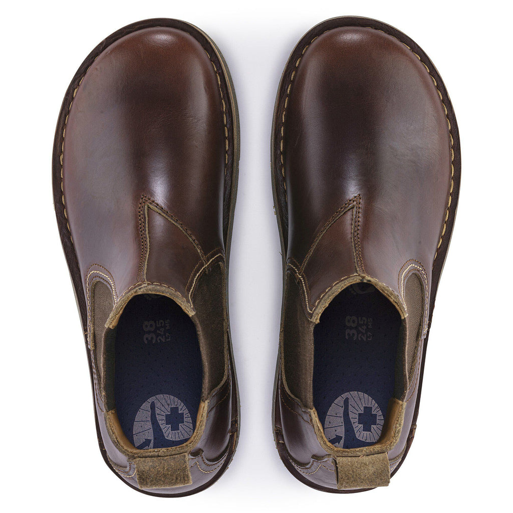 Birmingham Slip On Men Natural Leather Oiled