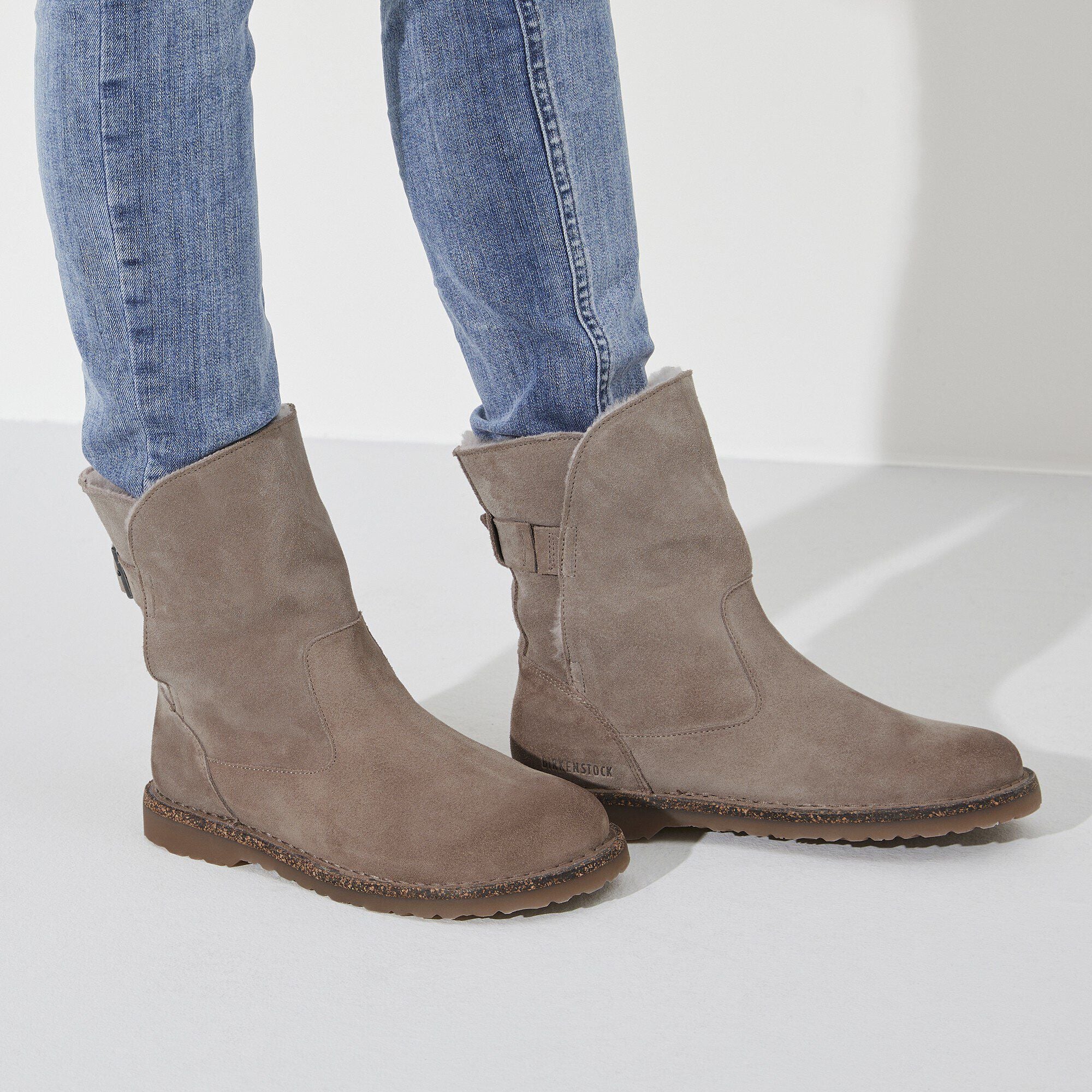 Uppsala Shearling Suede Leather