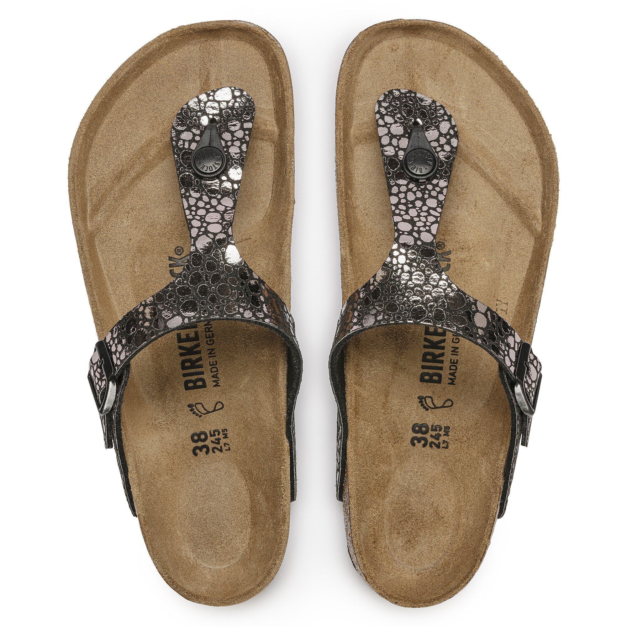 Gizeh Birko-Flor Metallic Stones Black