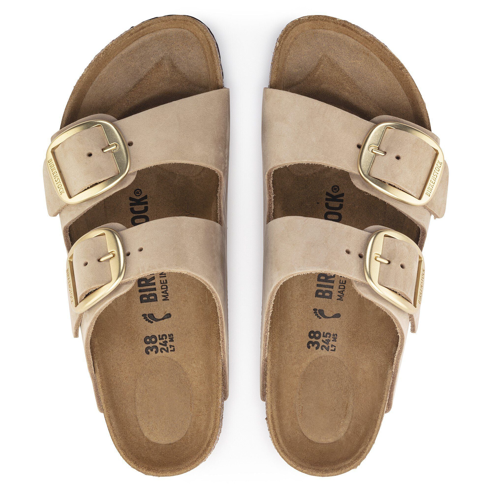 Arizona Big Buckle Nubuck Leather