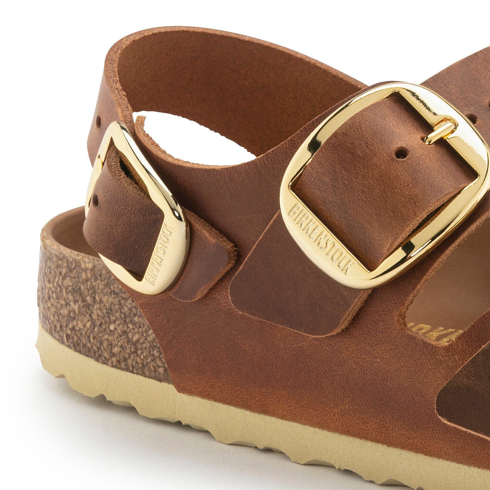 Milano Big Buckle Natural Leather Oiled