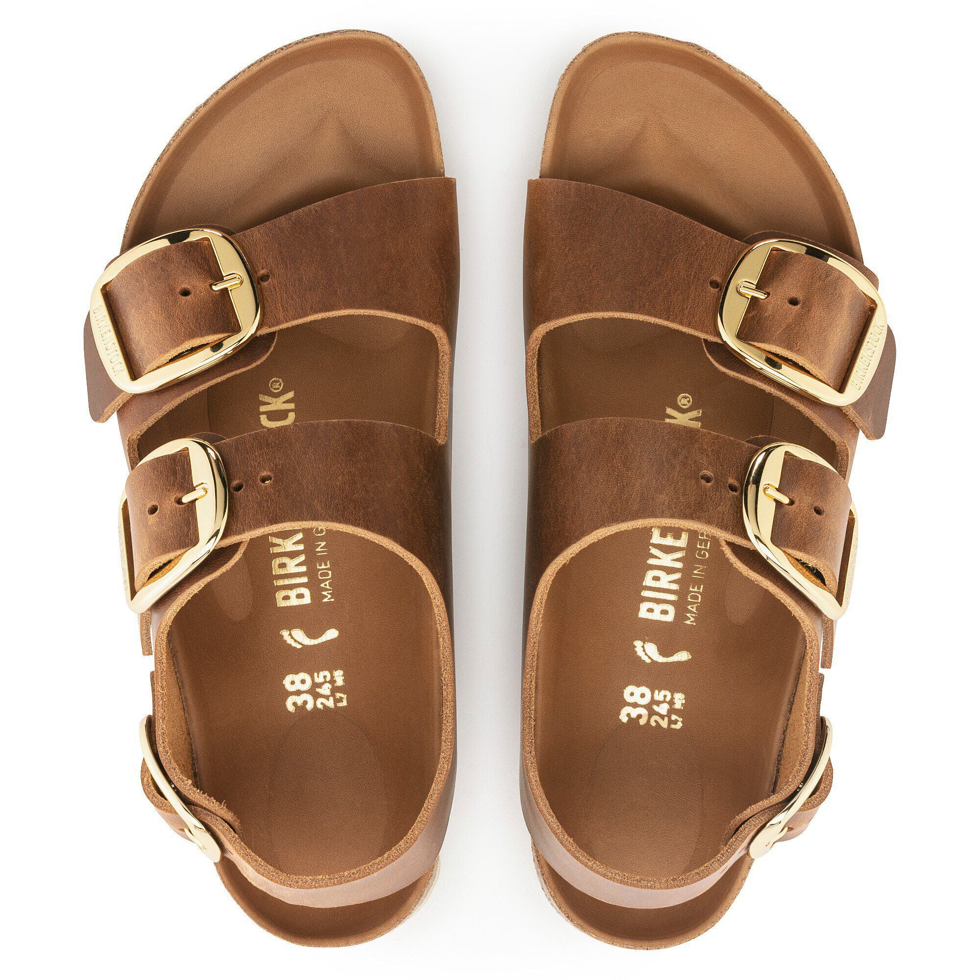 Milano Big Buckle Natural Leather Oiled