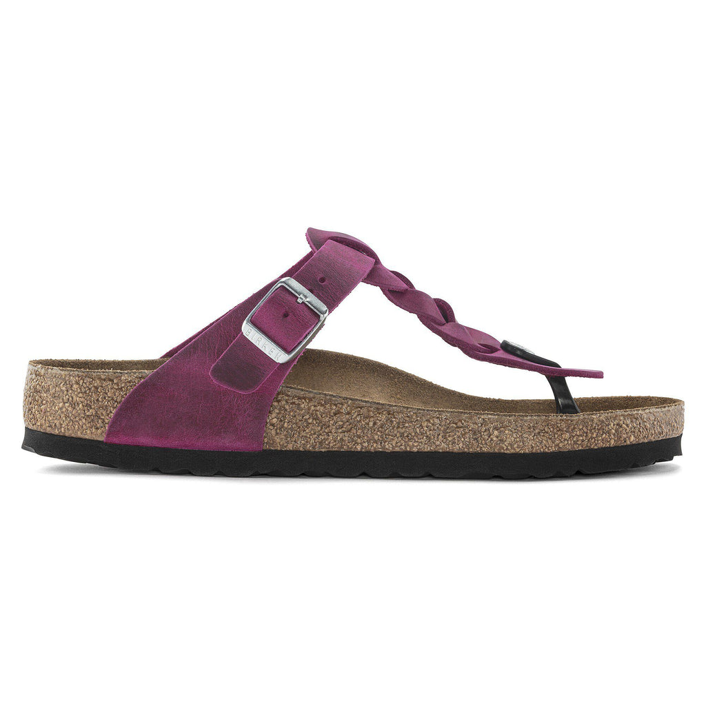 Gizeh Braided Oiled Leather Festival Fuchsia