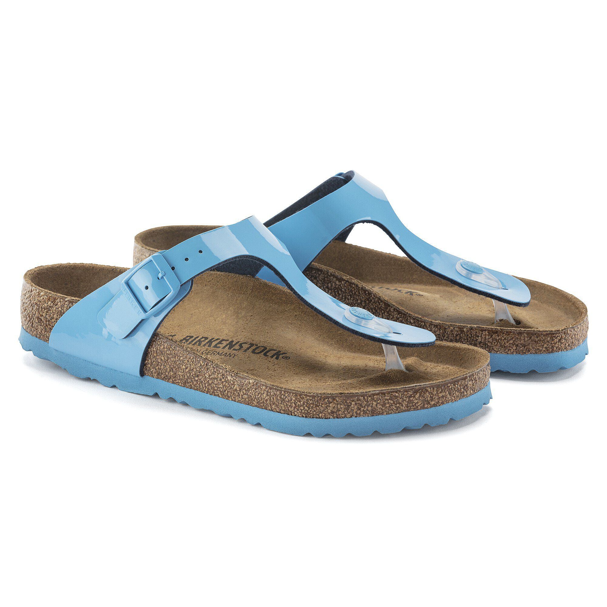 Gizeh Birko-Flor Patent Patent Sky Blue