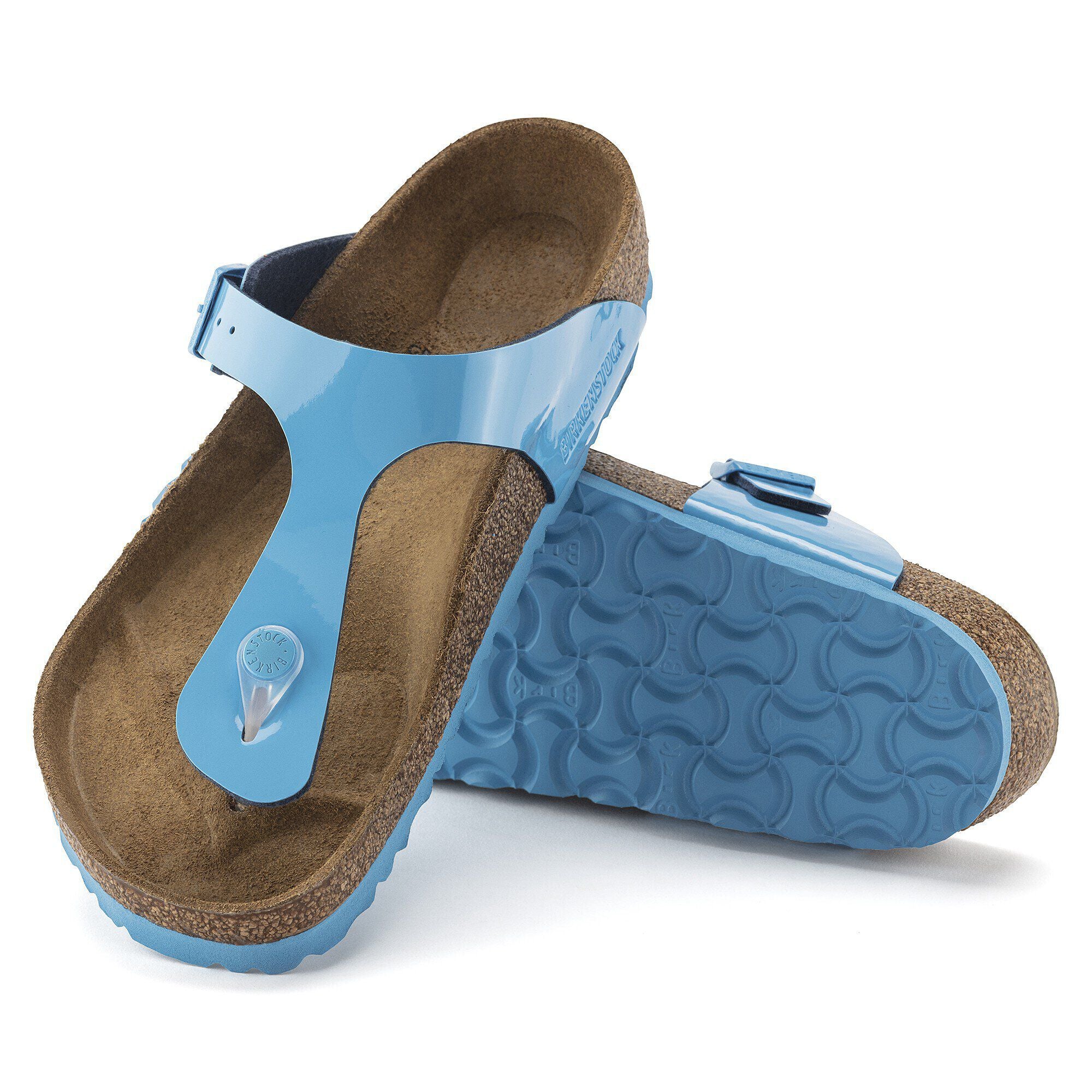 Gizeh Birko-Flor Patent Patent Sky Blue