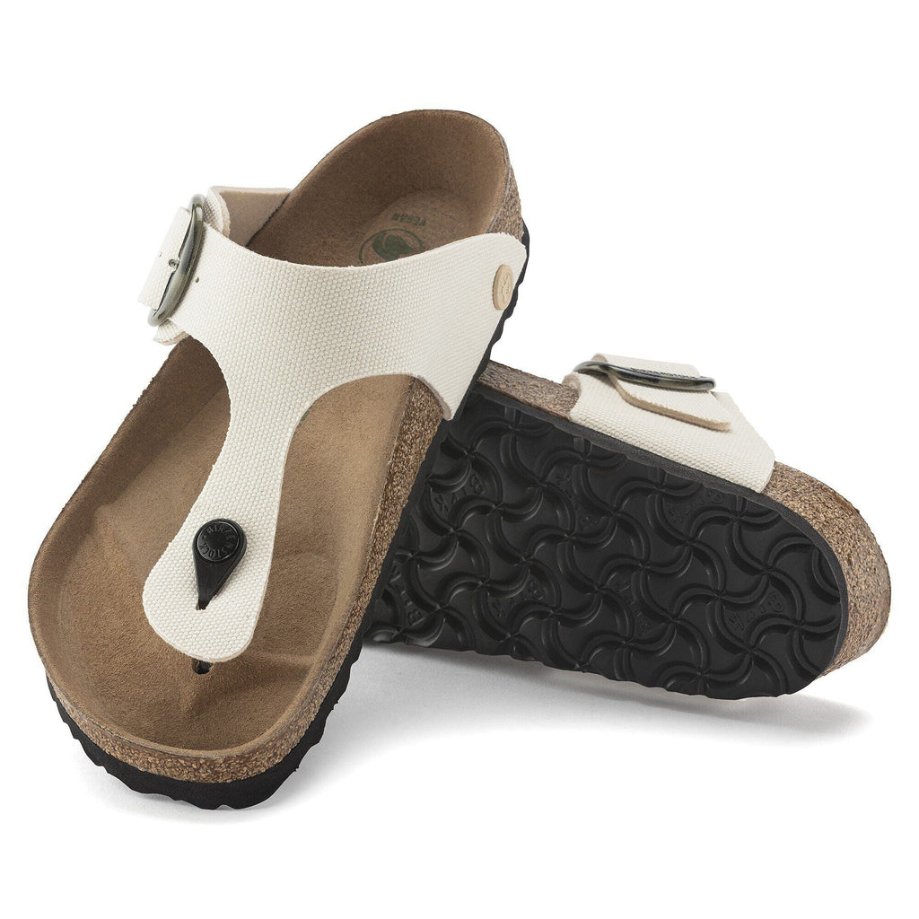 Gizeh Vegan Big Buckle Textile Eggshell