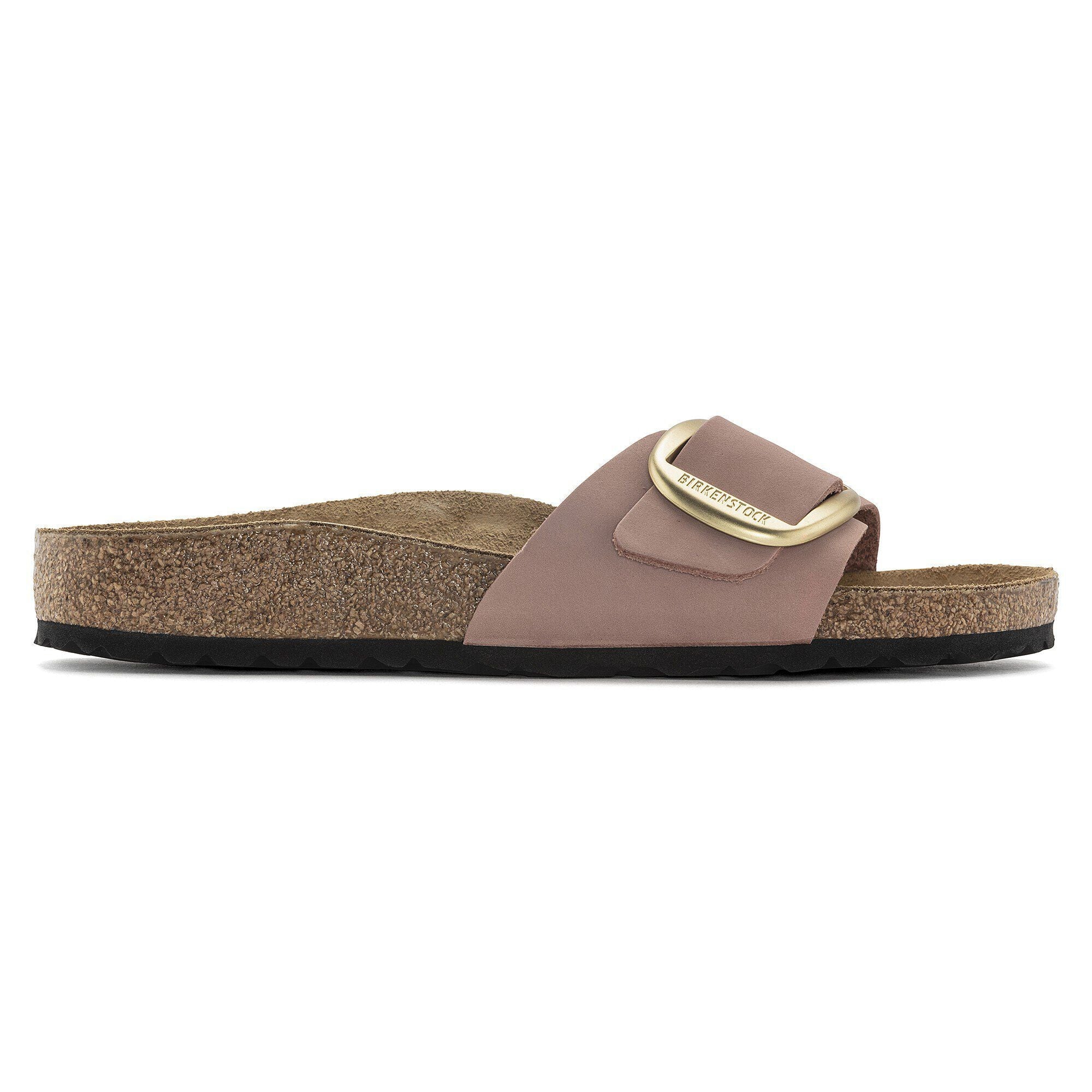 Madrid Big Buckle Nubuck Leather Old Rose