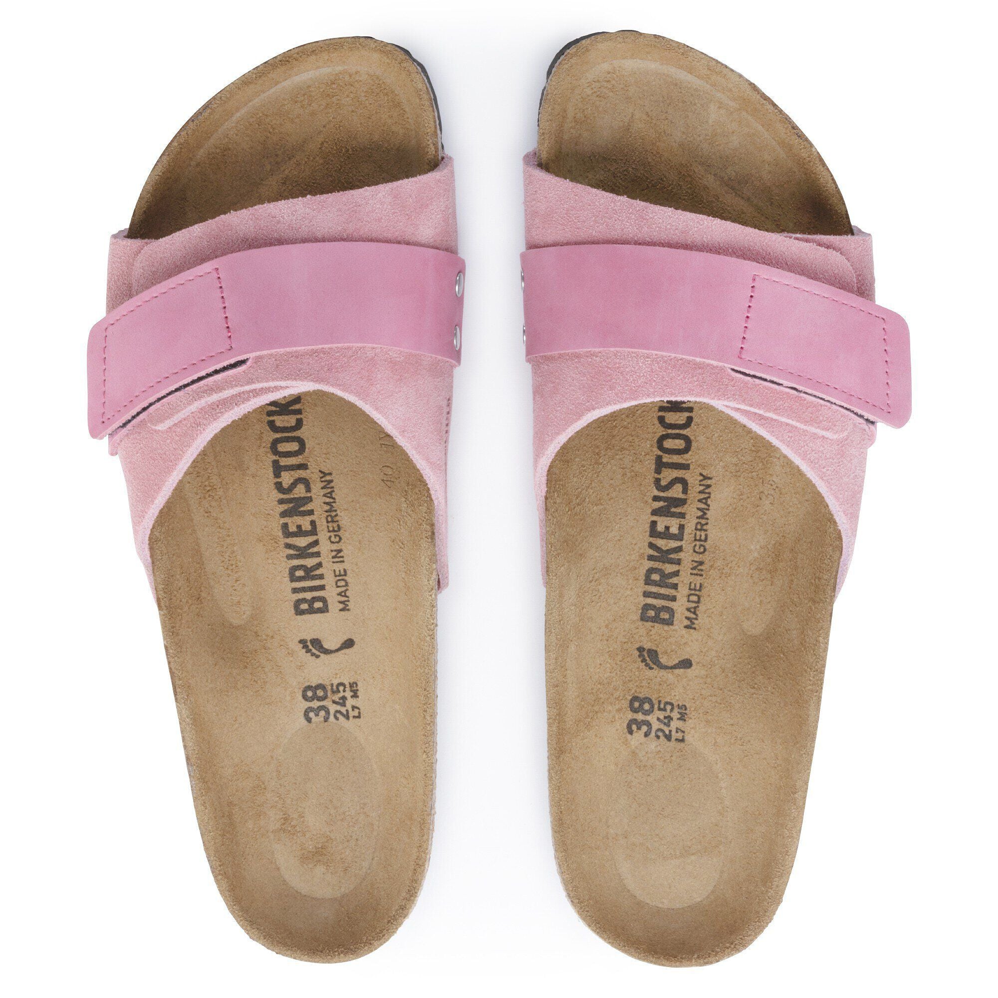 Oita Nubuck-Suede Leather Candy Pink