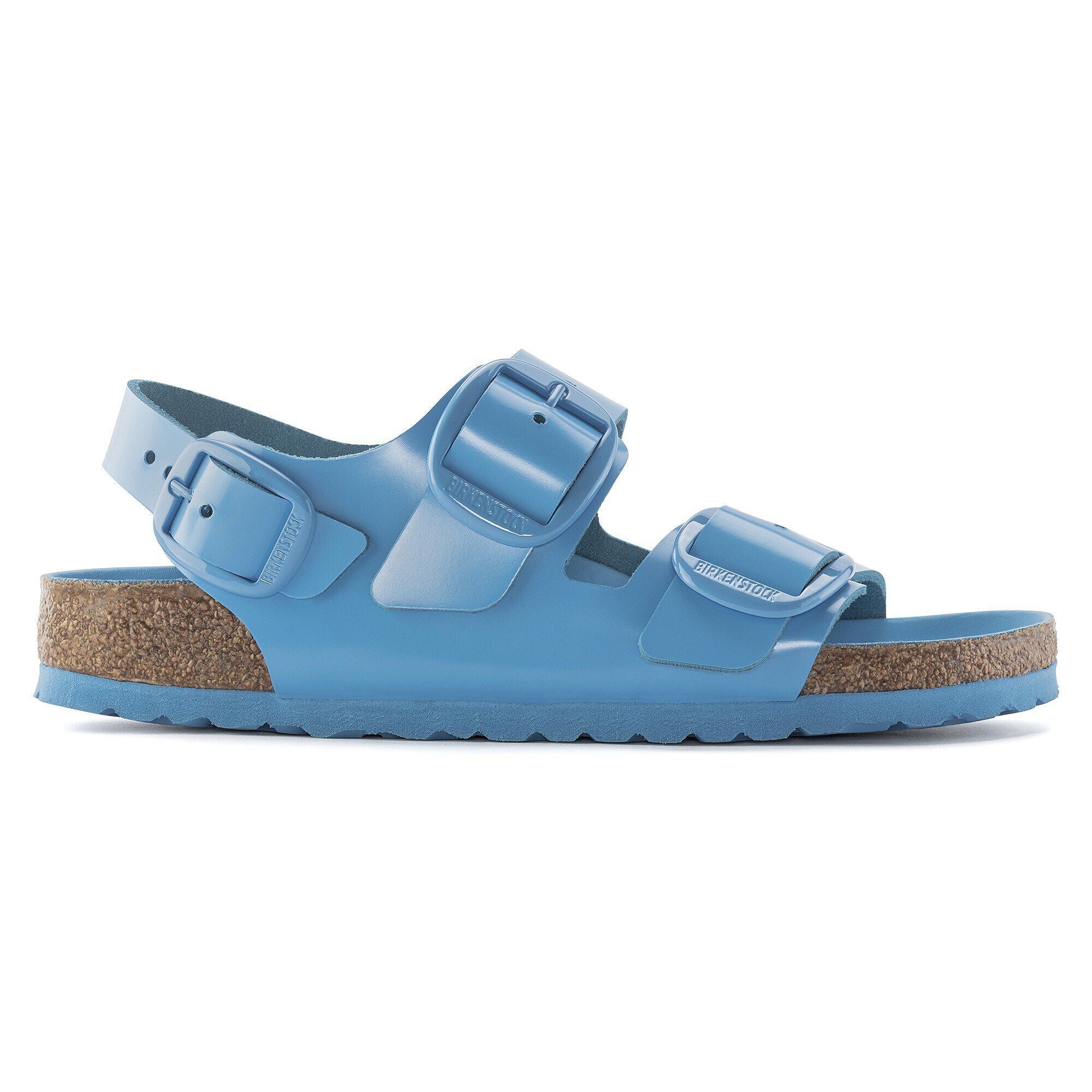 Milano Big Buckle Natural Leather Patent