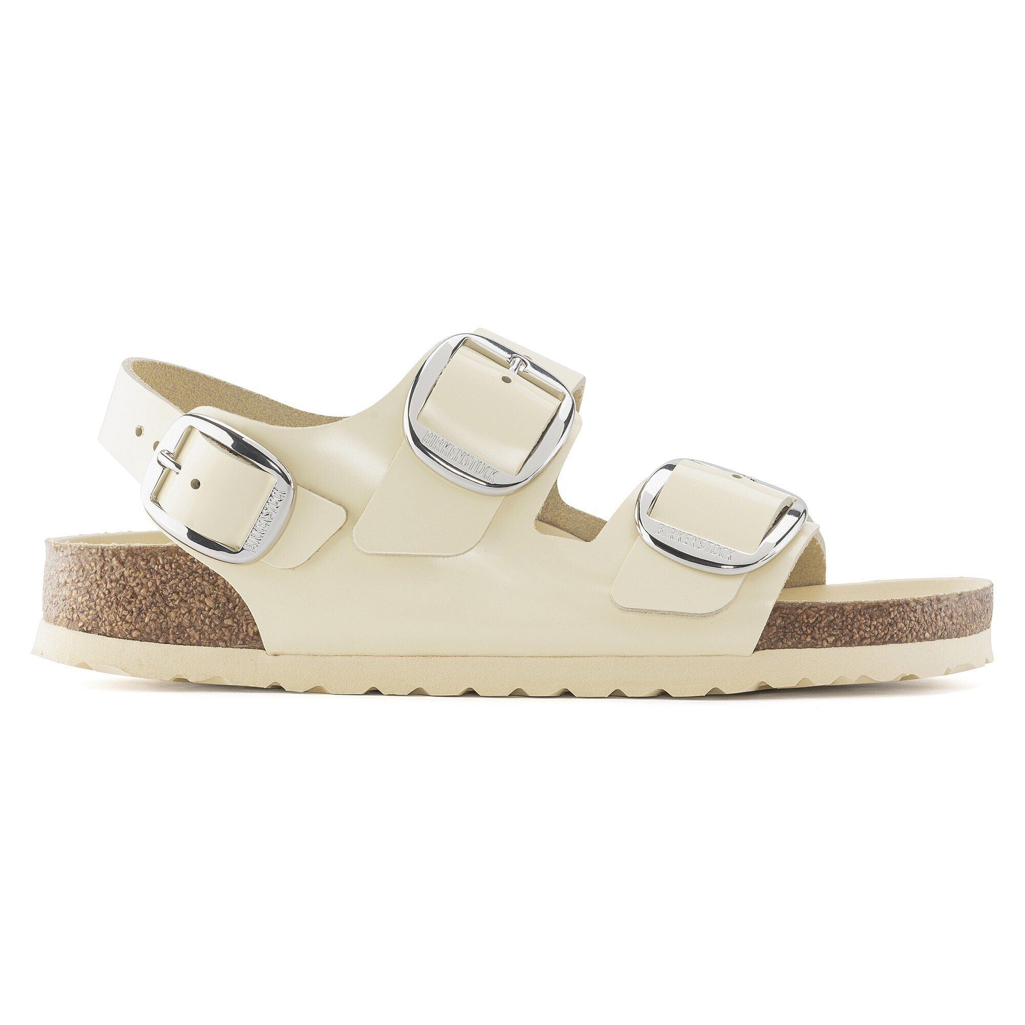 Milano Big Buckle Natural Leather Patent
