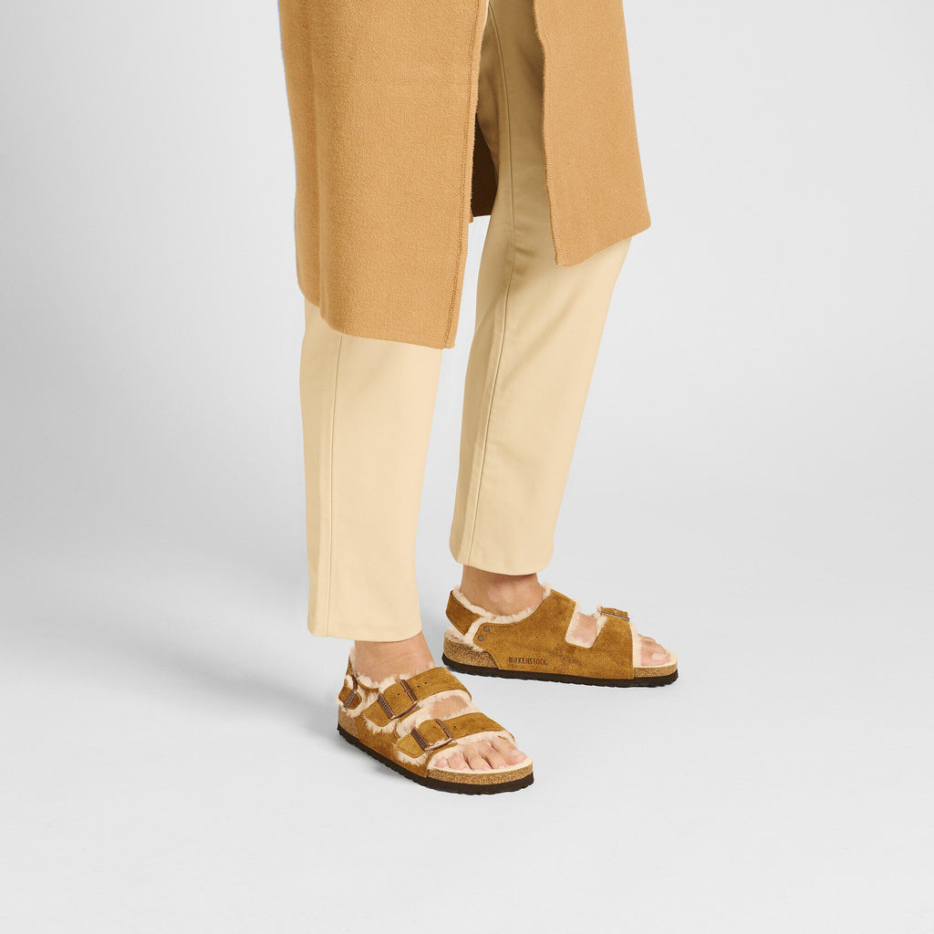Milano Shearling Suede Leather/Fur