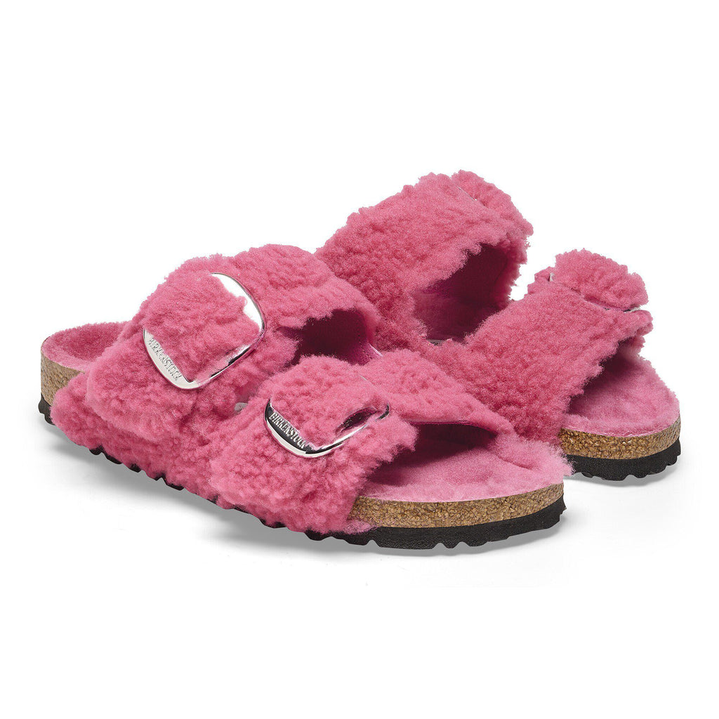 Arizona Big Buckle Shearling Fuchsia Tulip