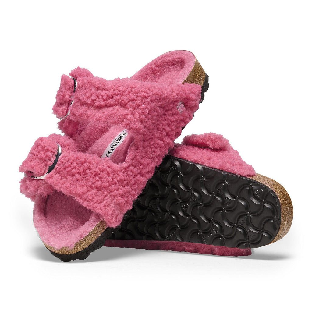 Arizona Big Buckle Shearling Fuchsia Tulip