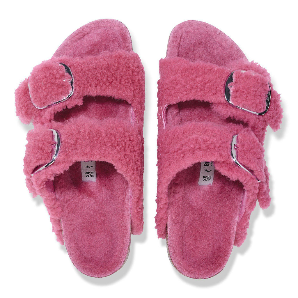 Arizona Big Buckle Shearling Fuchsia Tulip