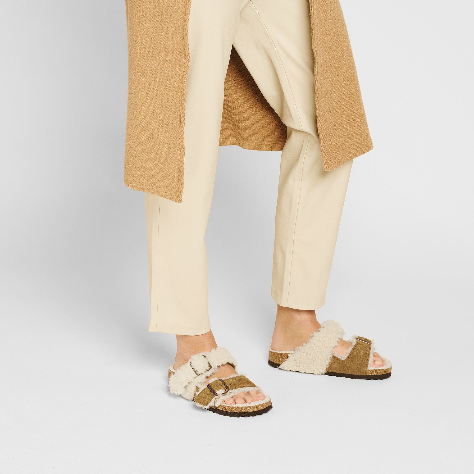 Arizona Teddy Split Suede Leather/Fur