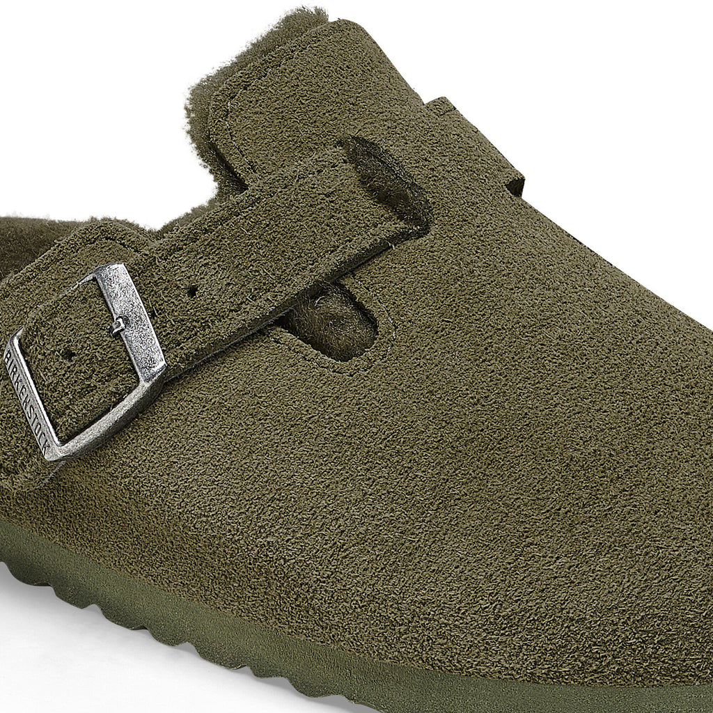 Boston Shearling Suede Leather