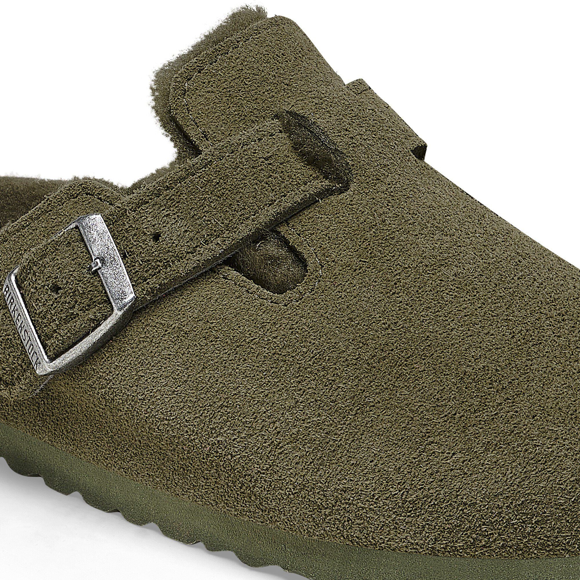 Boston Shearling Suede Leather