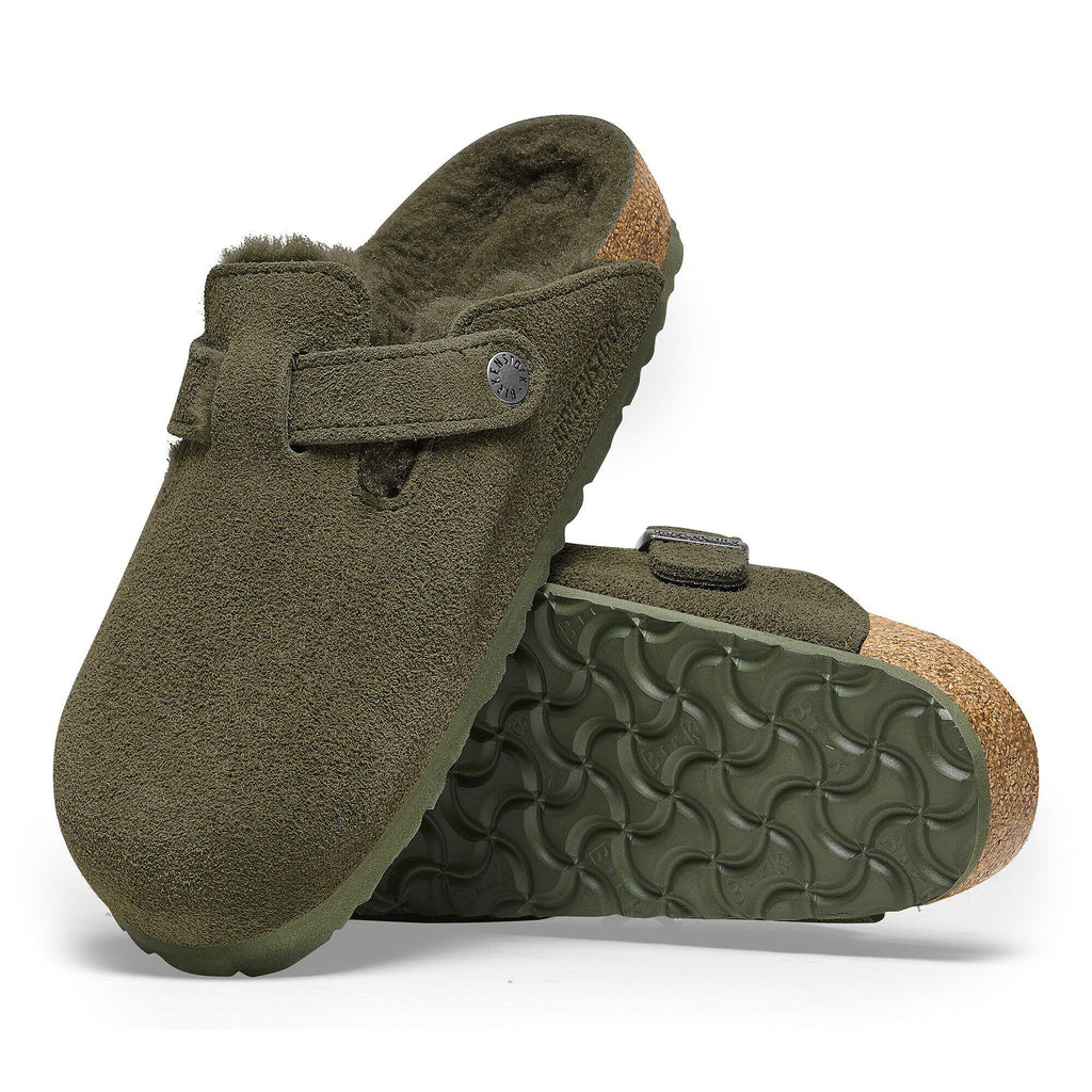 Boston Shearling Suede Leather