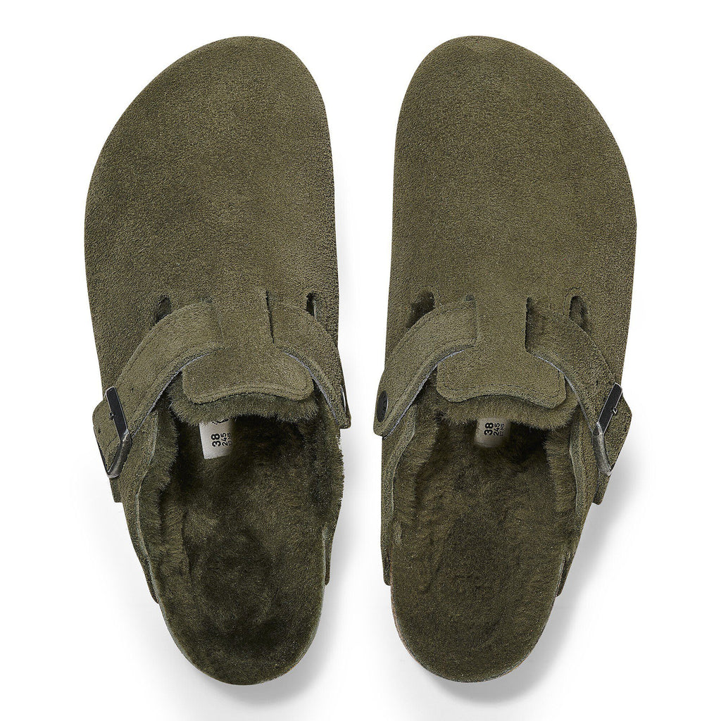 Boston Shearling Suede Leather
