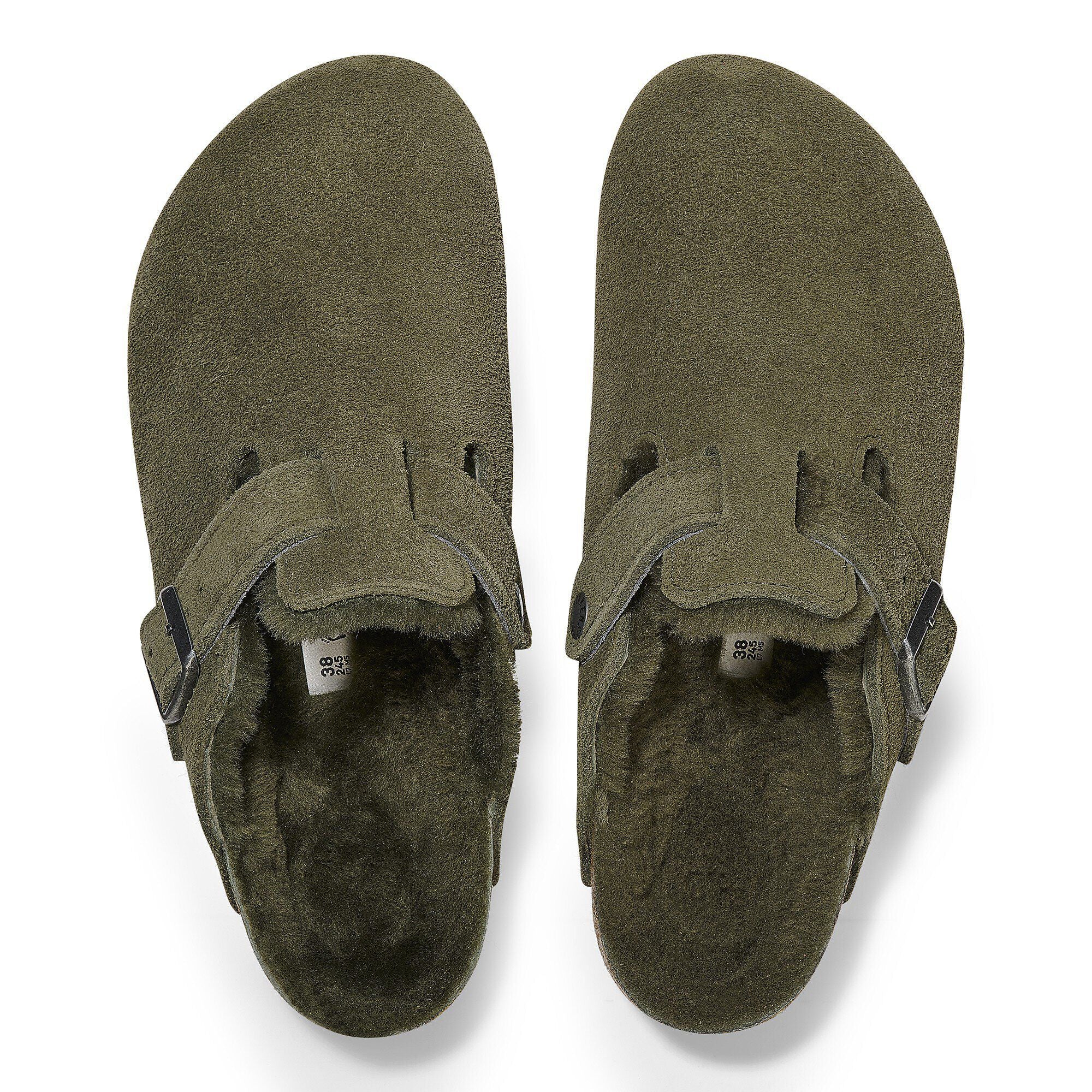Boston Shearling Suede Leather